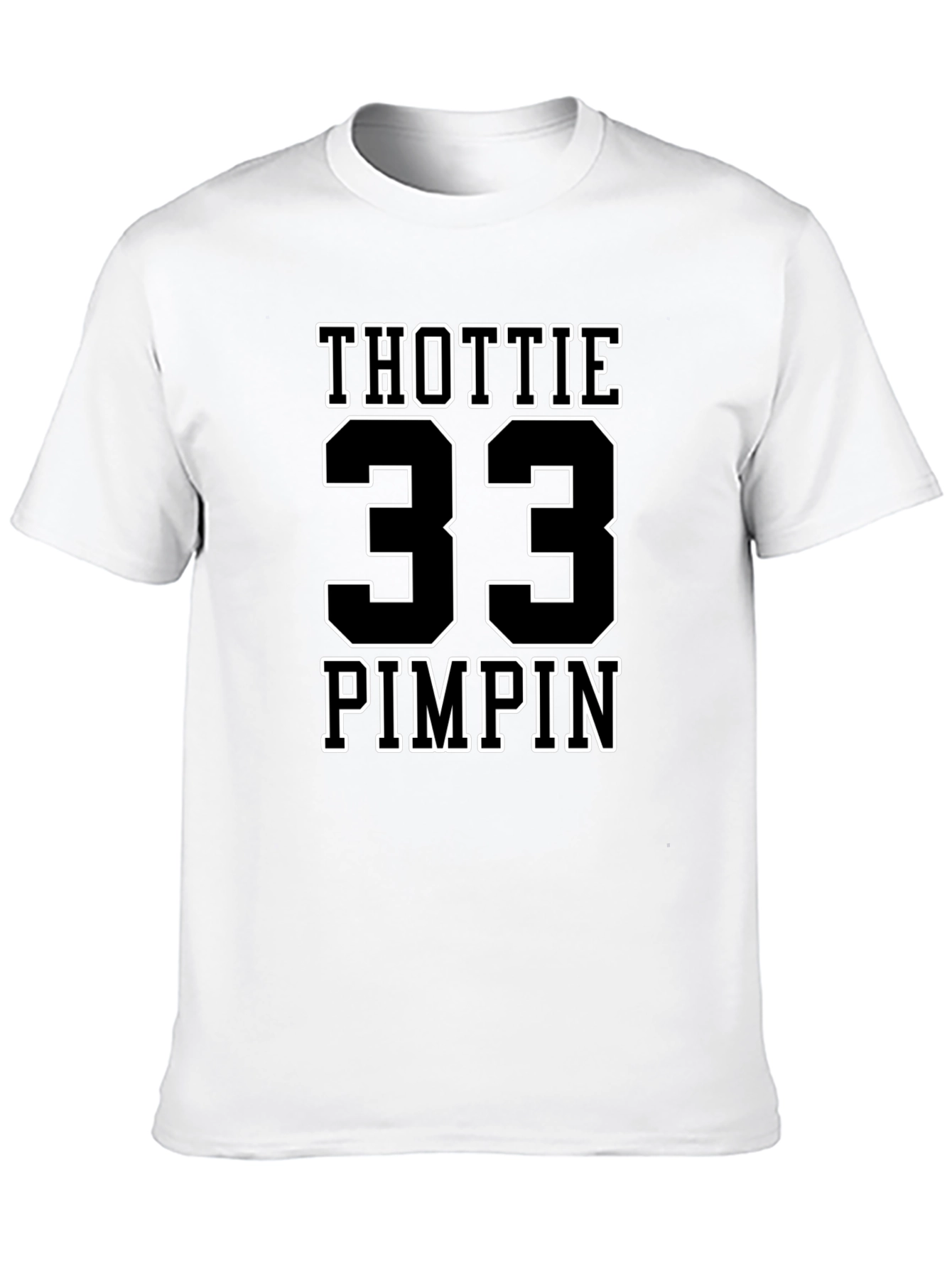 Thottie 33 Pimpin Graphic T-Shirt - Black