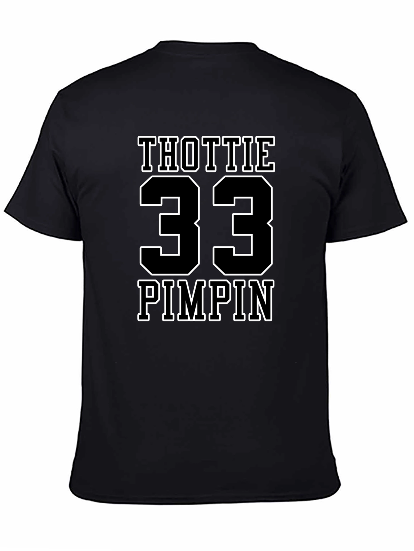 Thottie 33 Pimpin Graphic T-Shirt - Black