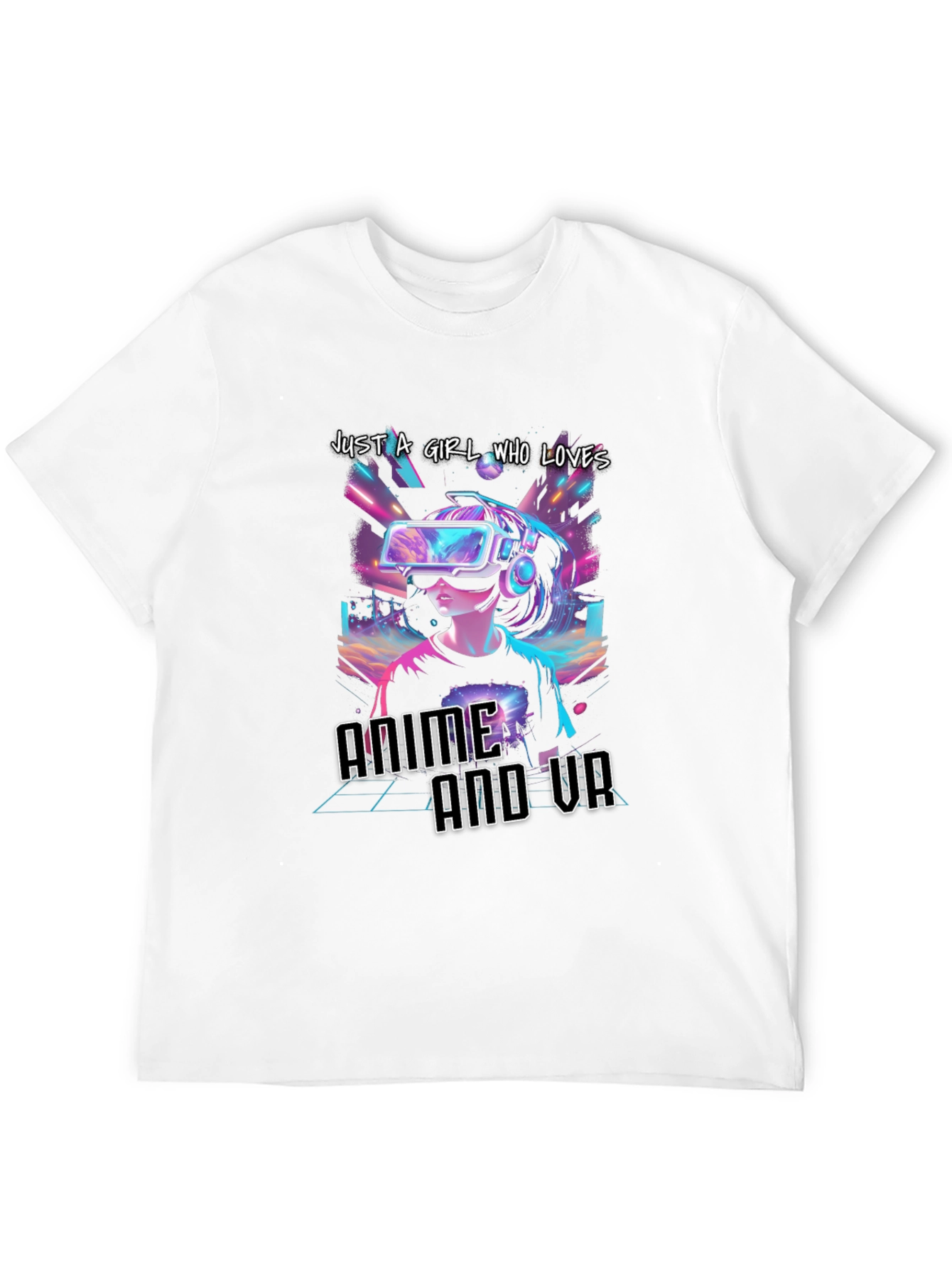 Anime and VR Girls T-Shirt - Gamer Tee