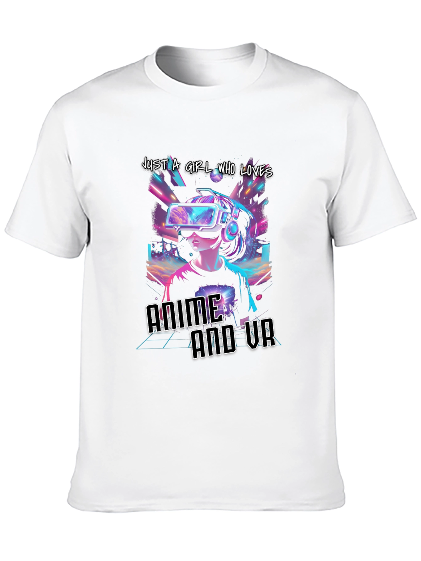 Anime and VR Girls T-Shirt - Gamer Tee