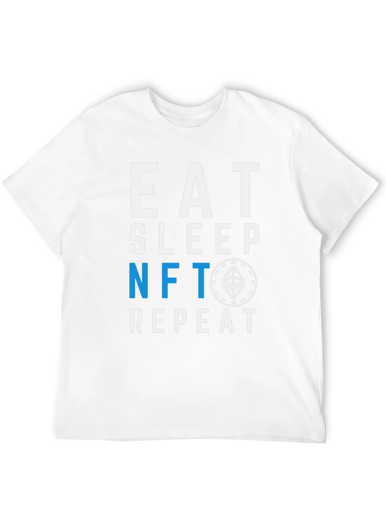 Eat Sleep NFT Repeat Graphic Tee