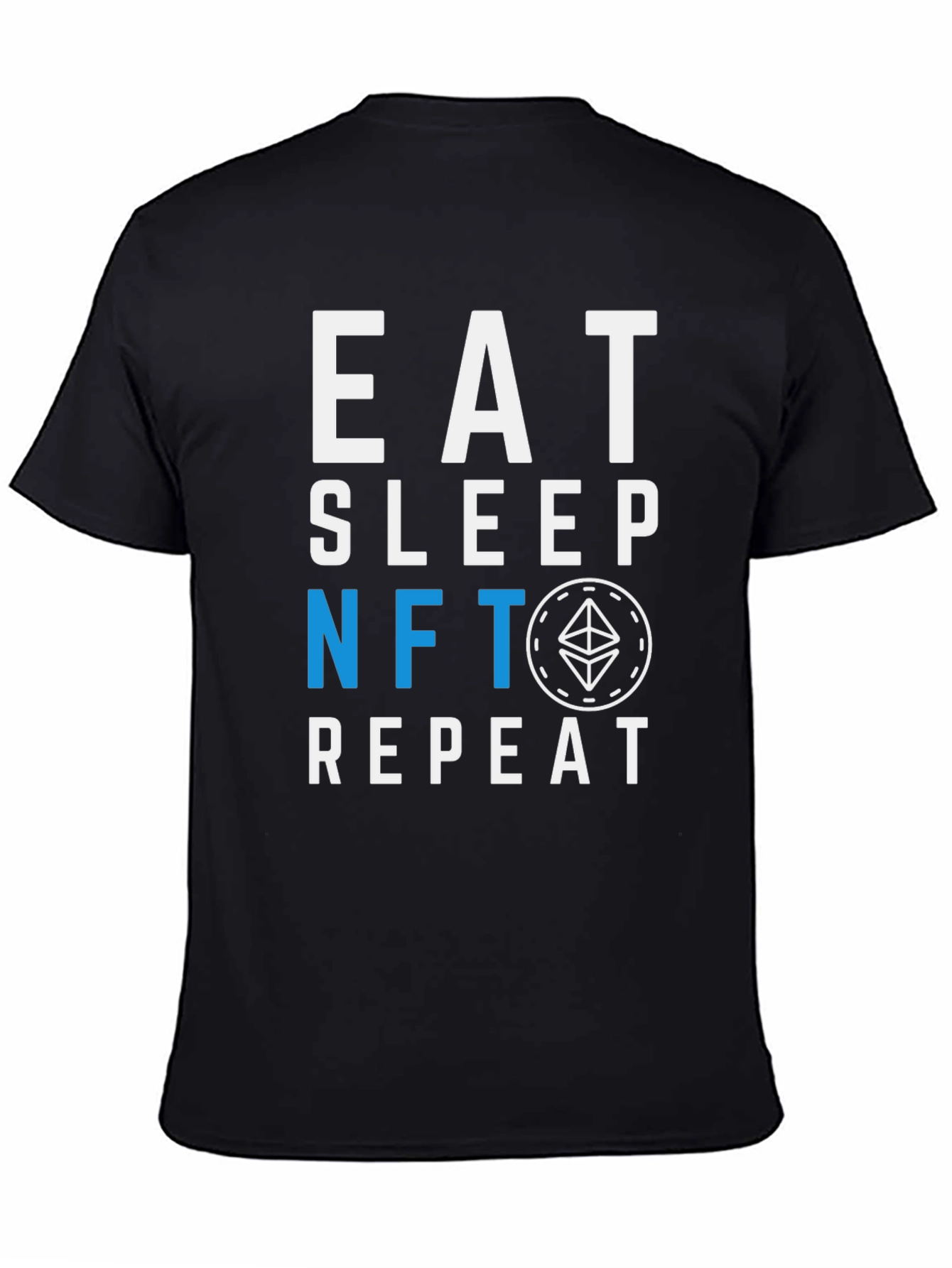 Eat Sleep NFT Repeat Graphic Tee