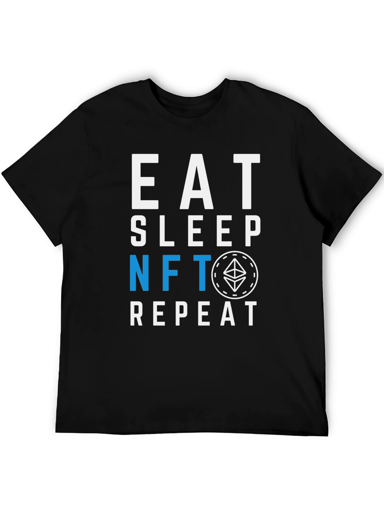 Eat Sleep NFT Repeat Graphic Tee