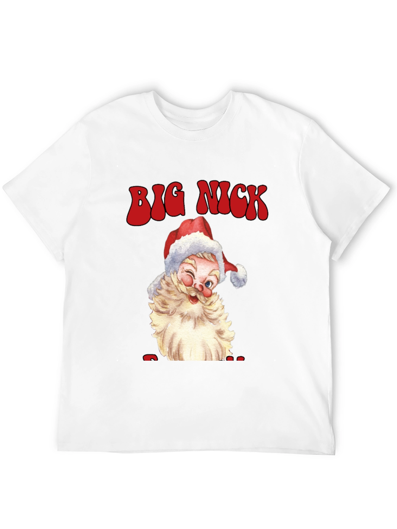 Big Nick Santa Graphic Tee - Holiday Cheer