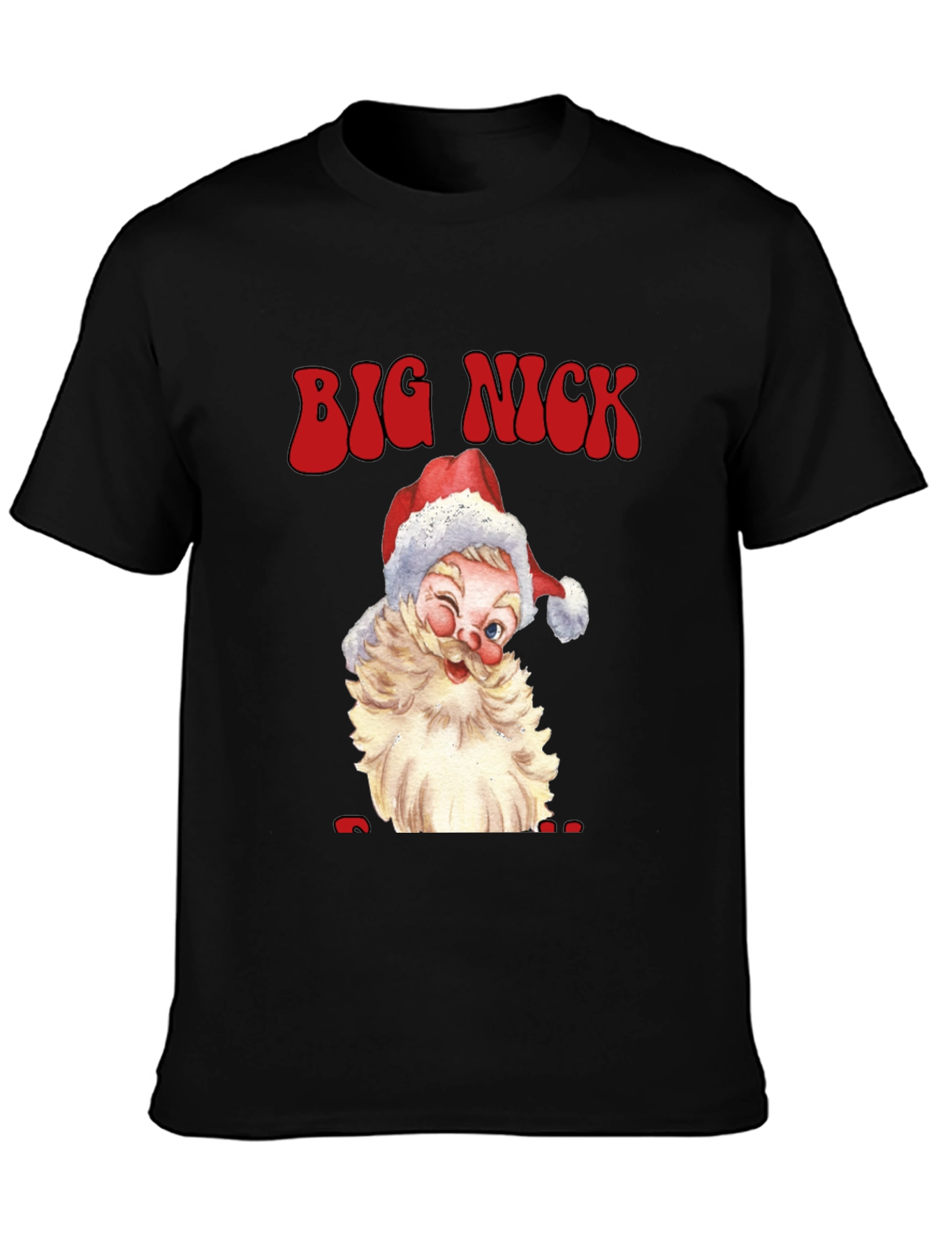 Big Nick Santa Graphic Tee - Holiday Cheer