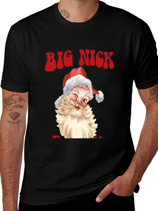 Big Nick Santa Graphic Tee - Holiday Cheer