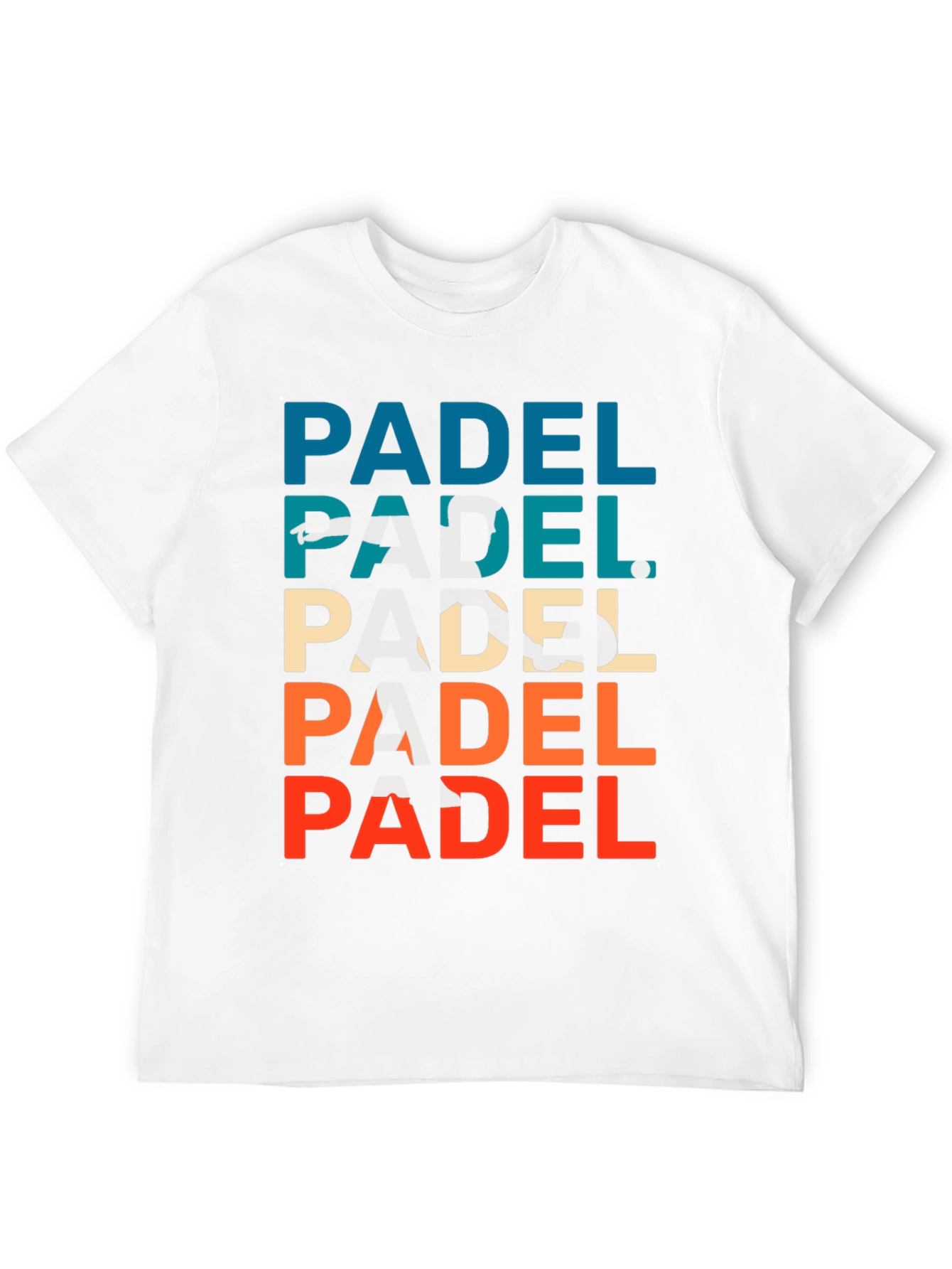 Retro Padel Player Graphic T-Shirt