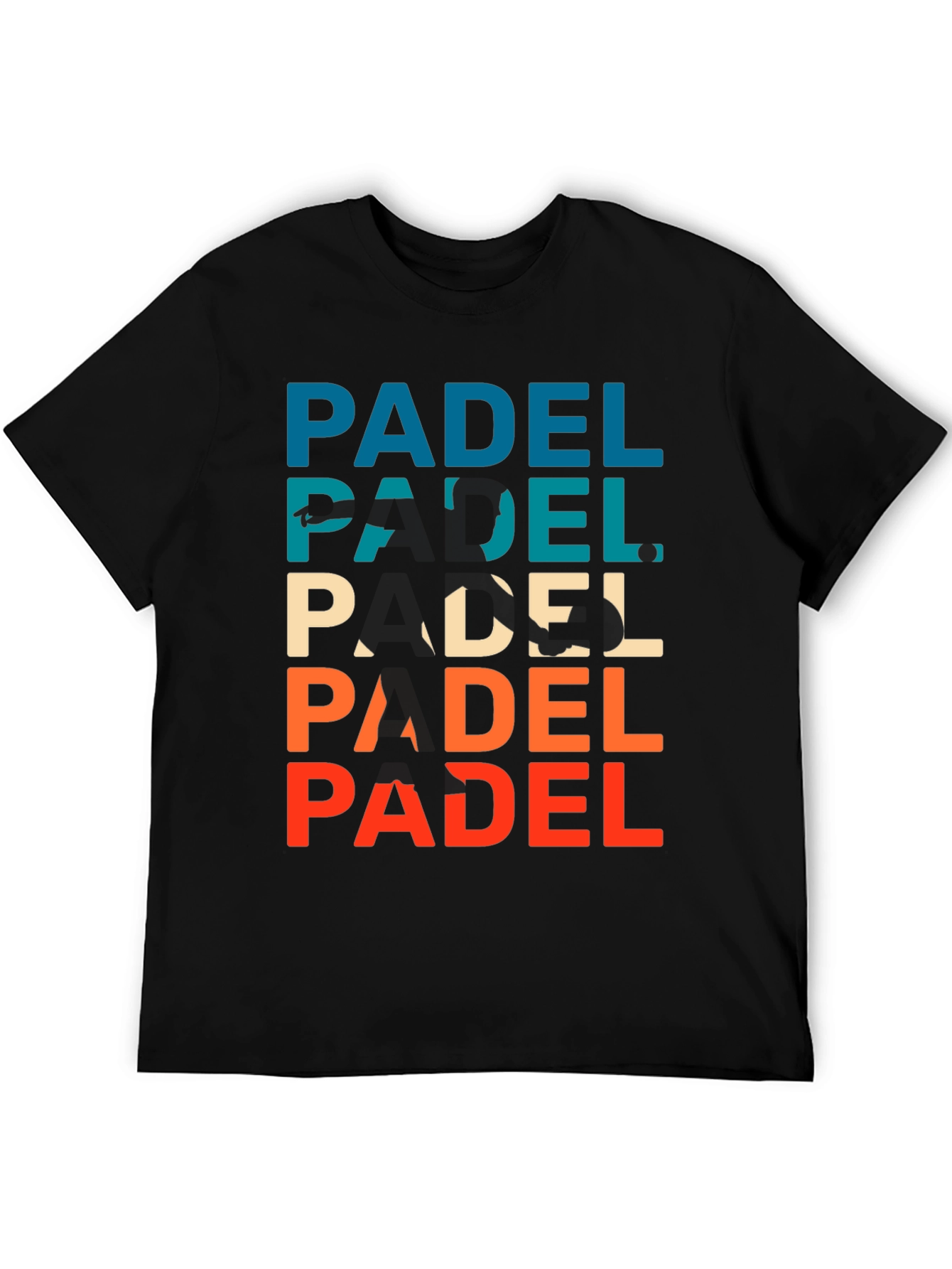 Retro Padel Player Graphic T-Shirt