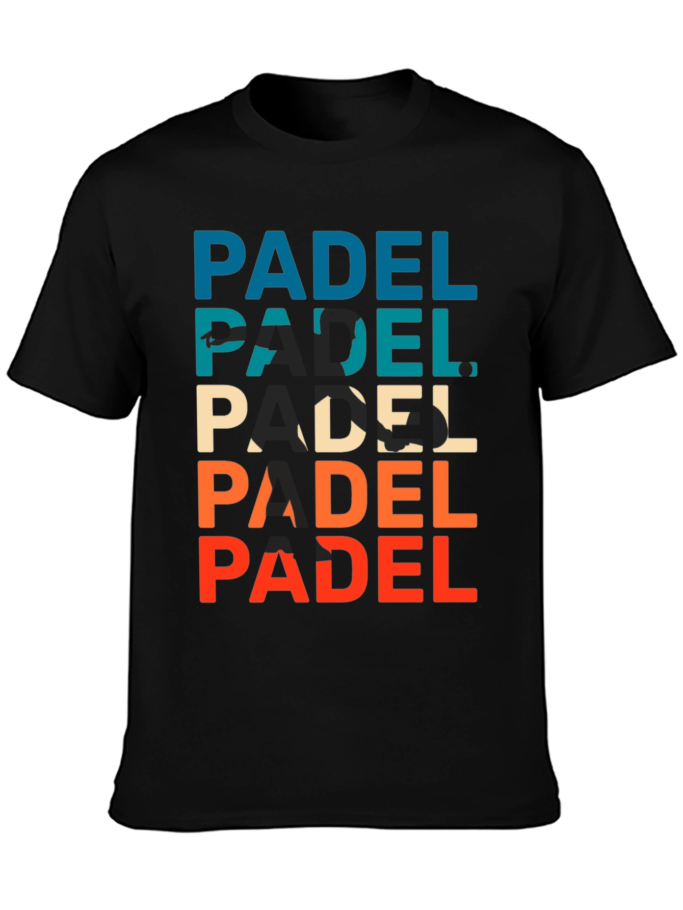 Retro Padel Player Graphic T-Shirt