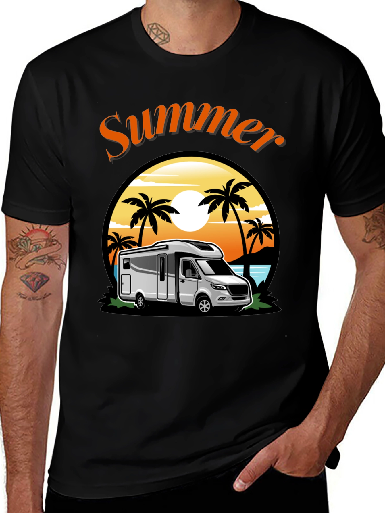 Summer RV Trip Graphic Tee