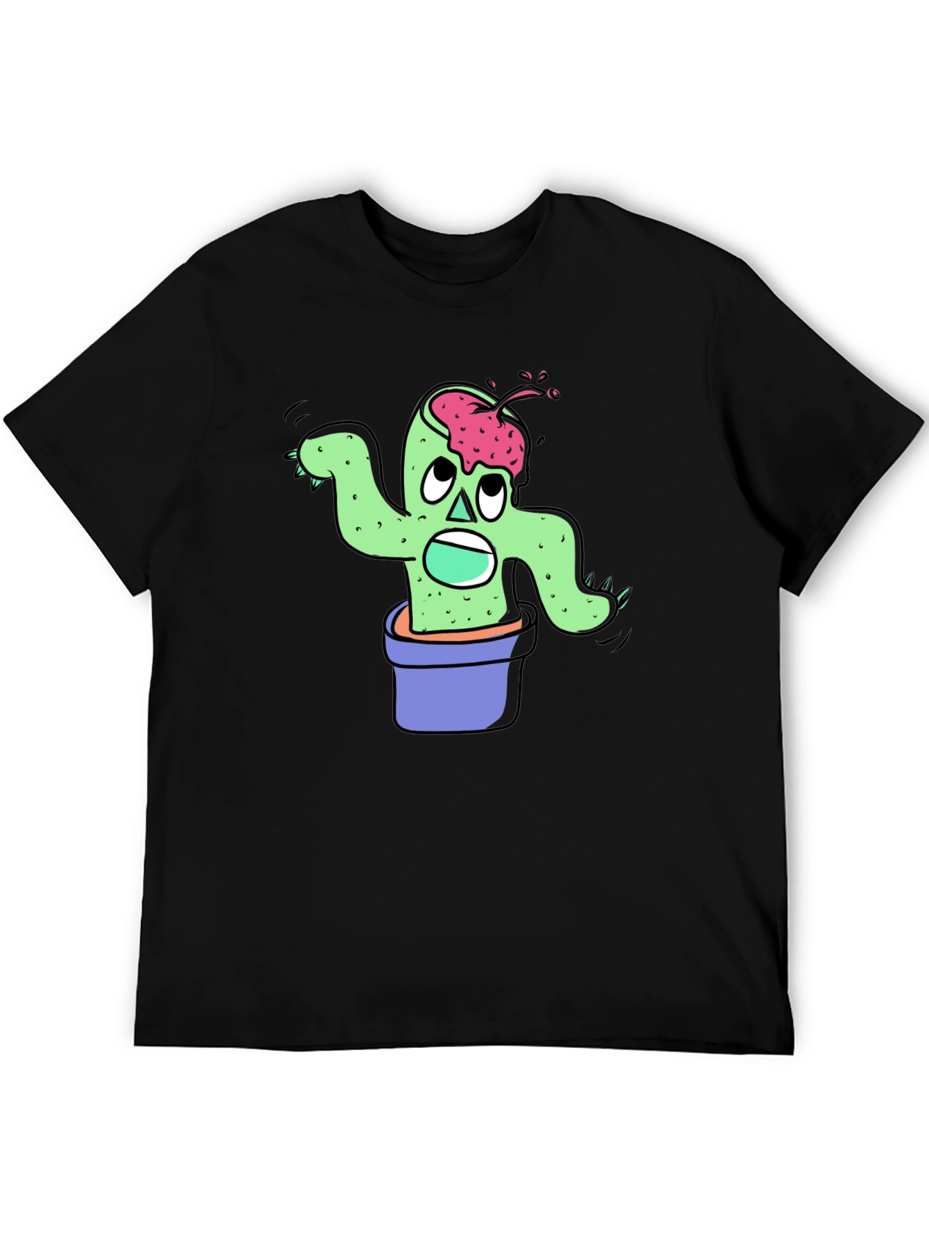 Zombie Cactus Plant T-Shirt