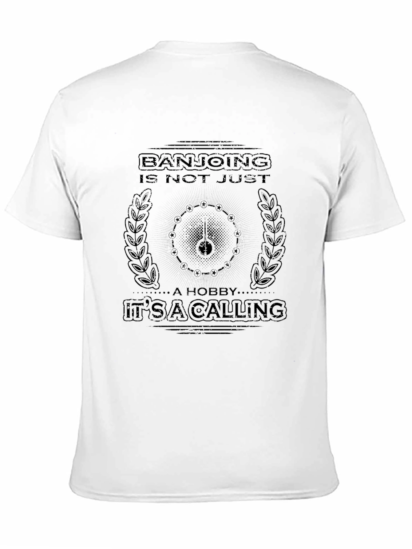 Banjoing Calling Graphic Tee - Black