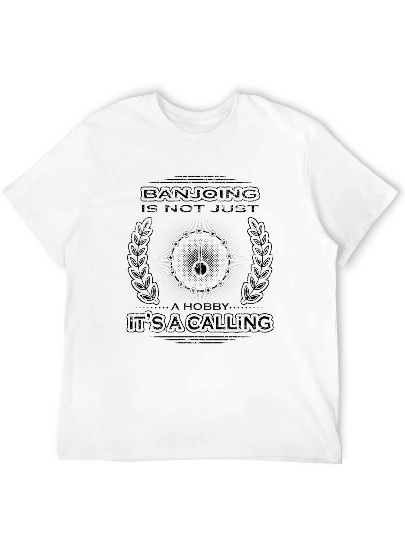 Banjoing Calling Graphic Tee - Black