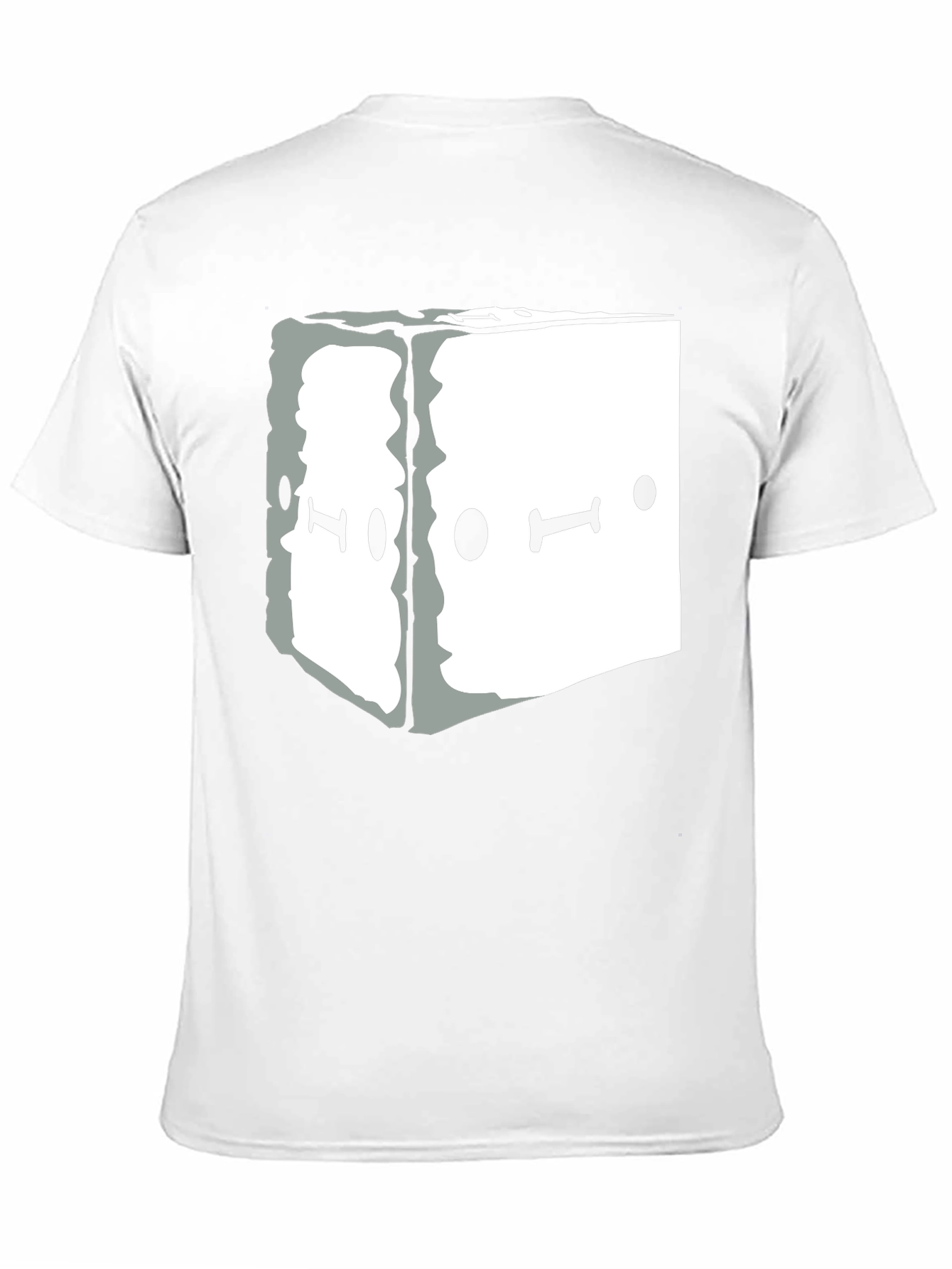 Abstract Graphic Tee - Black Unisex Casual T-Shirt