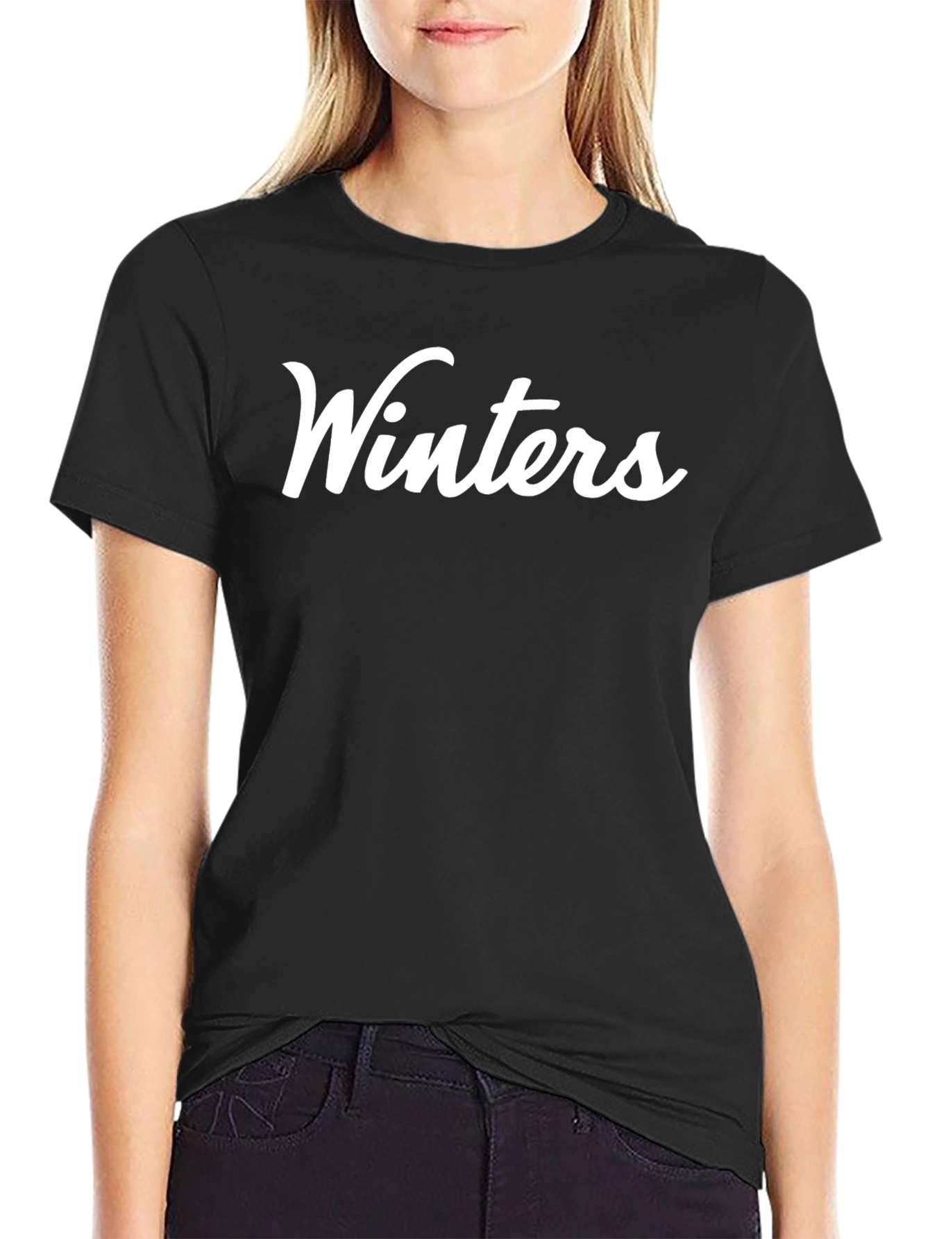 Winters Script T-Shirt - Classic Casual Tee