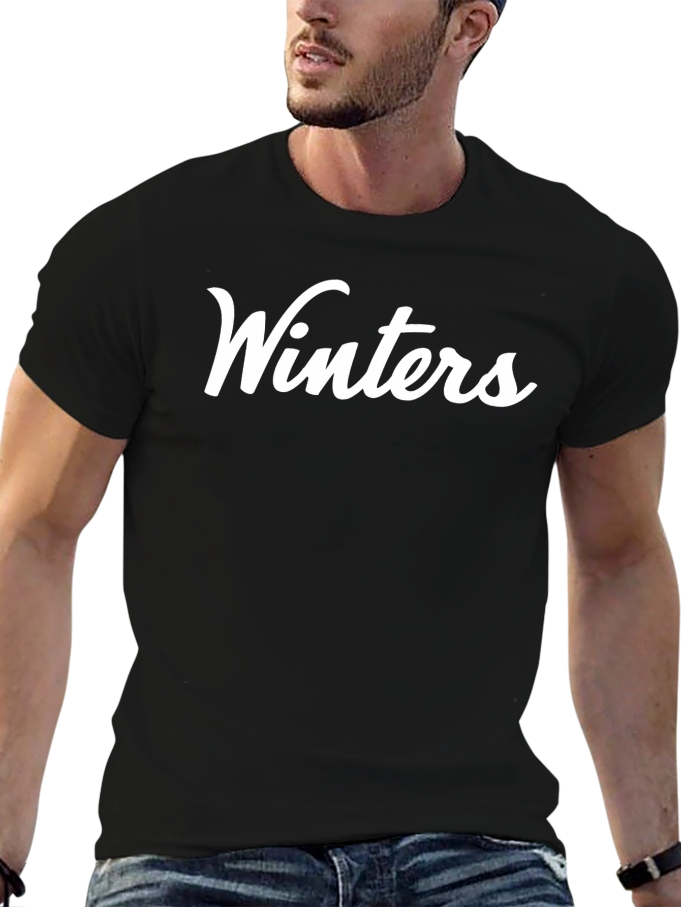 Winters Script T-Shirt - Classic Casual Tee