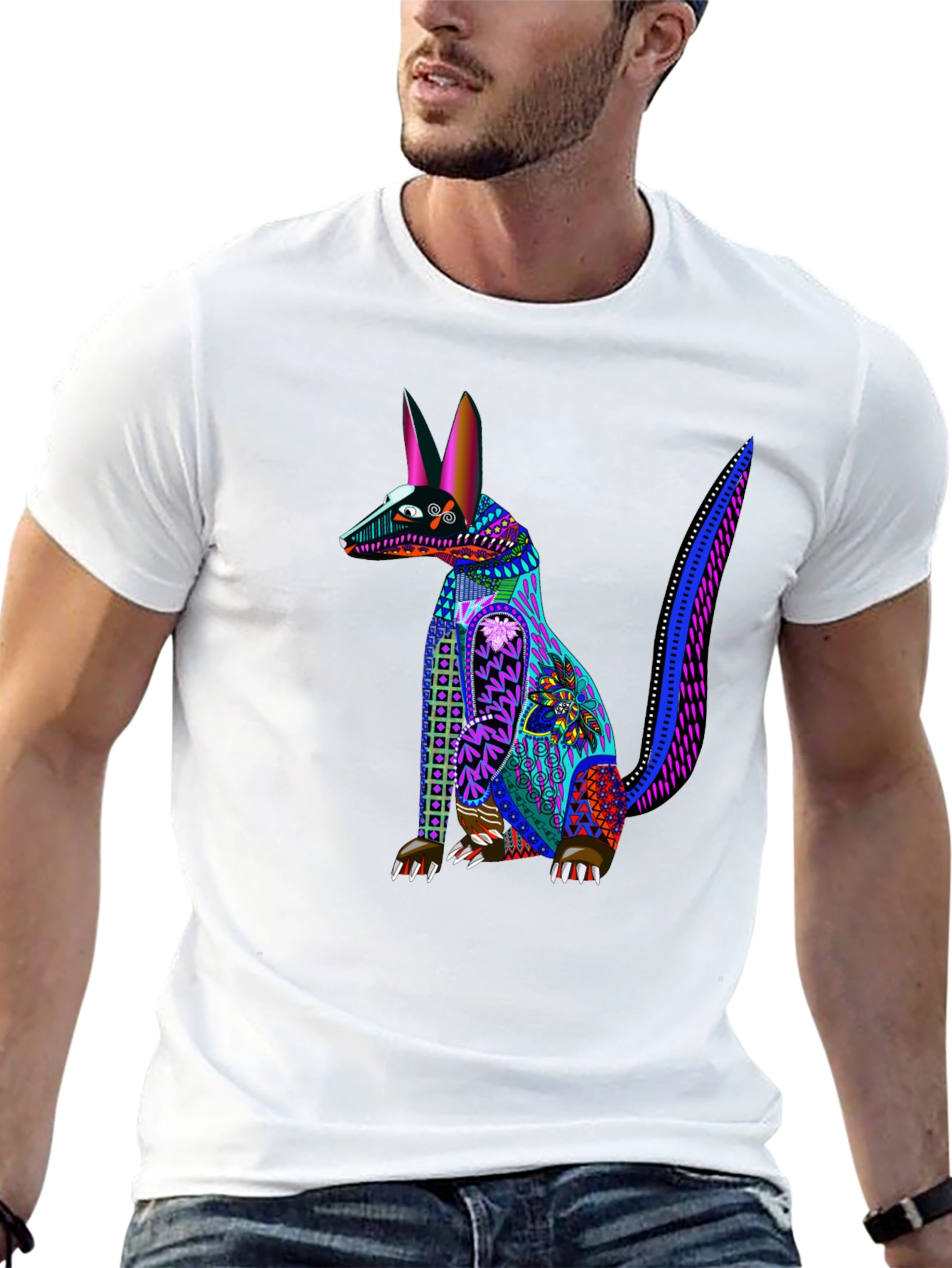 Alebrije Art T-Shirt - Unique Animal Design