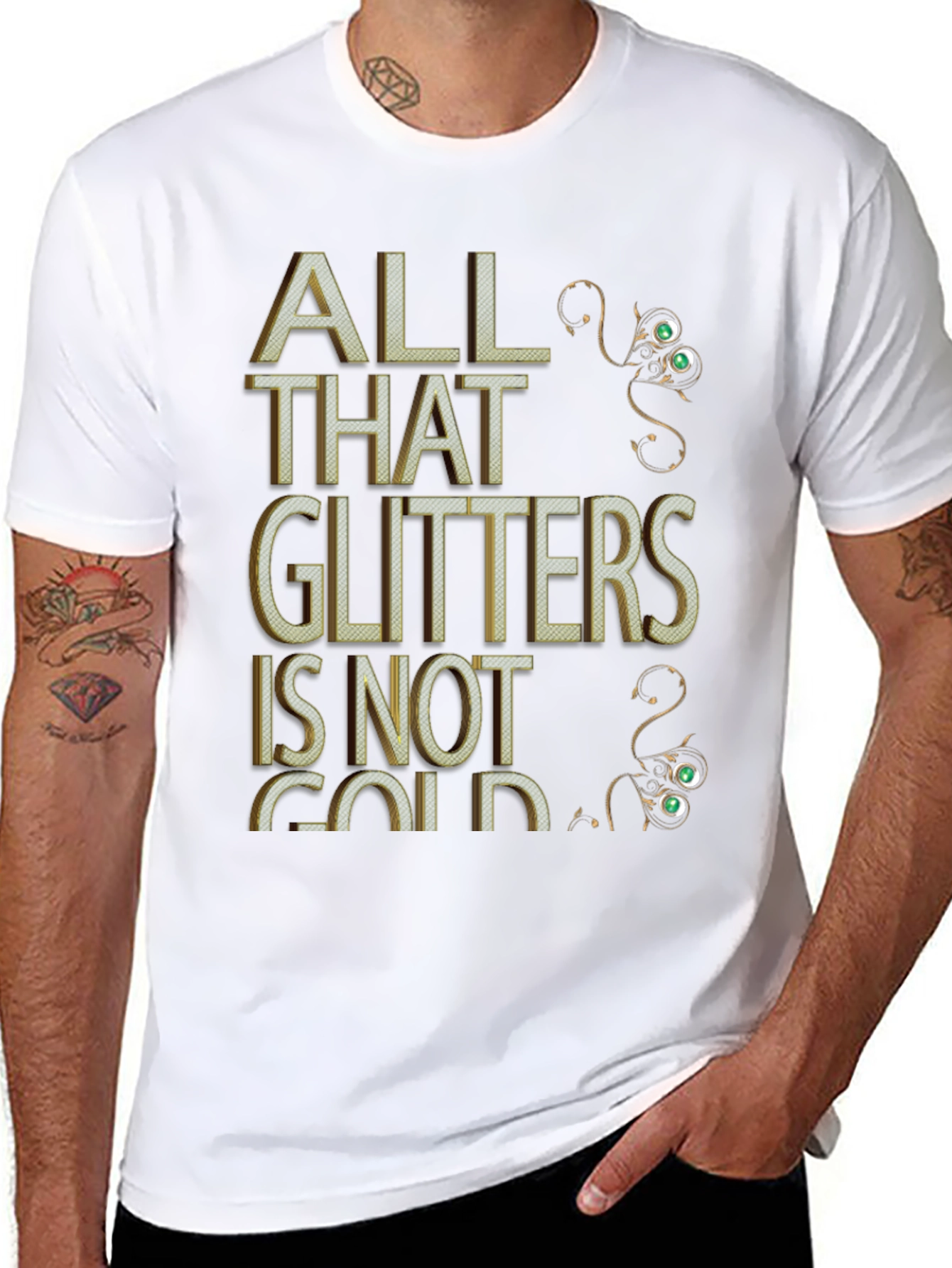 All That Glitters Mens Graphic Tee