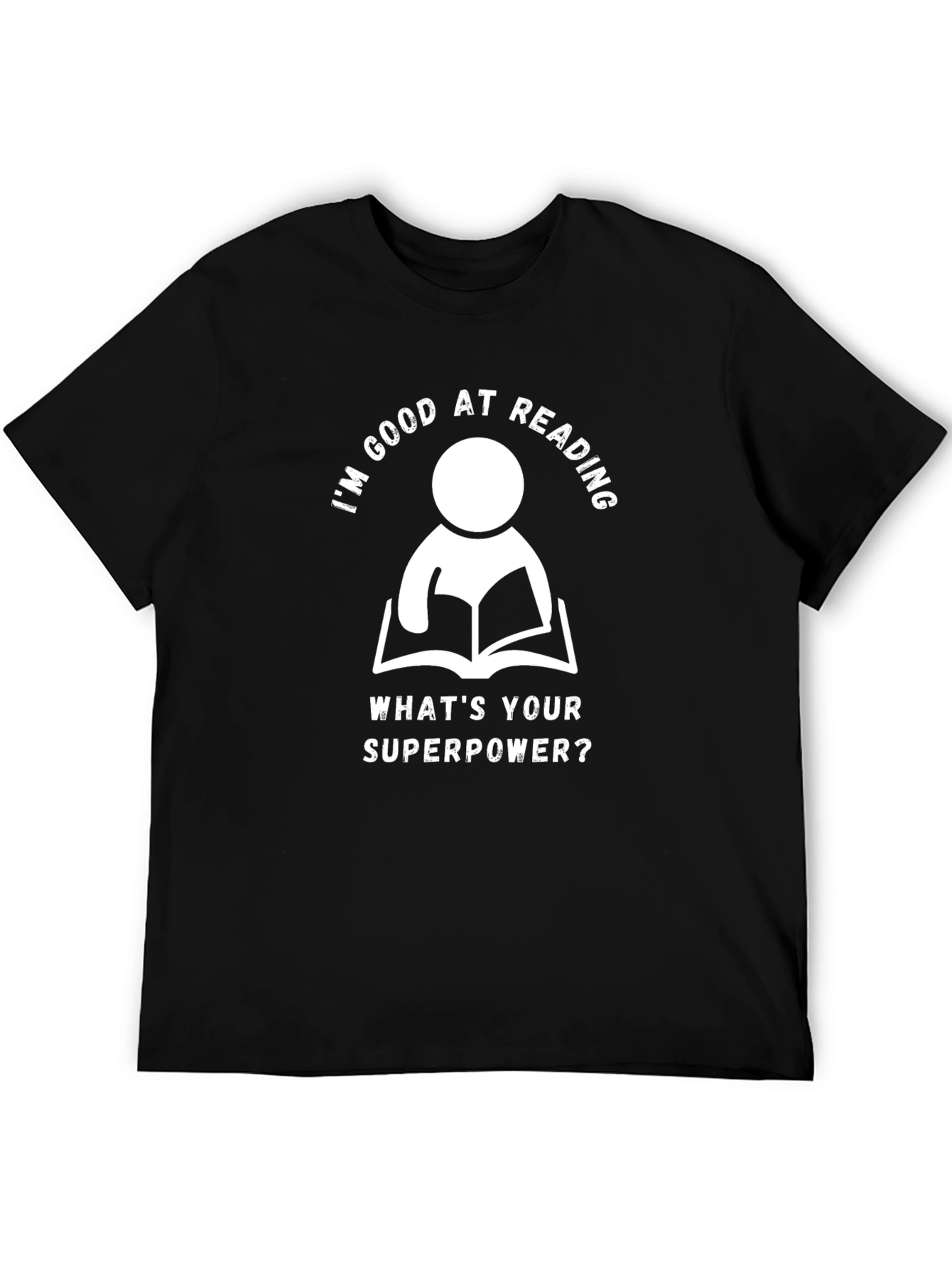 Reading Superpower Black T-Shirt