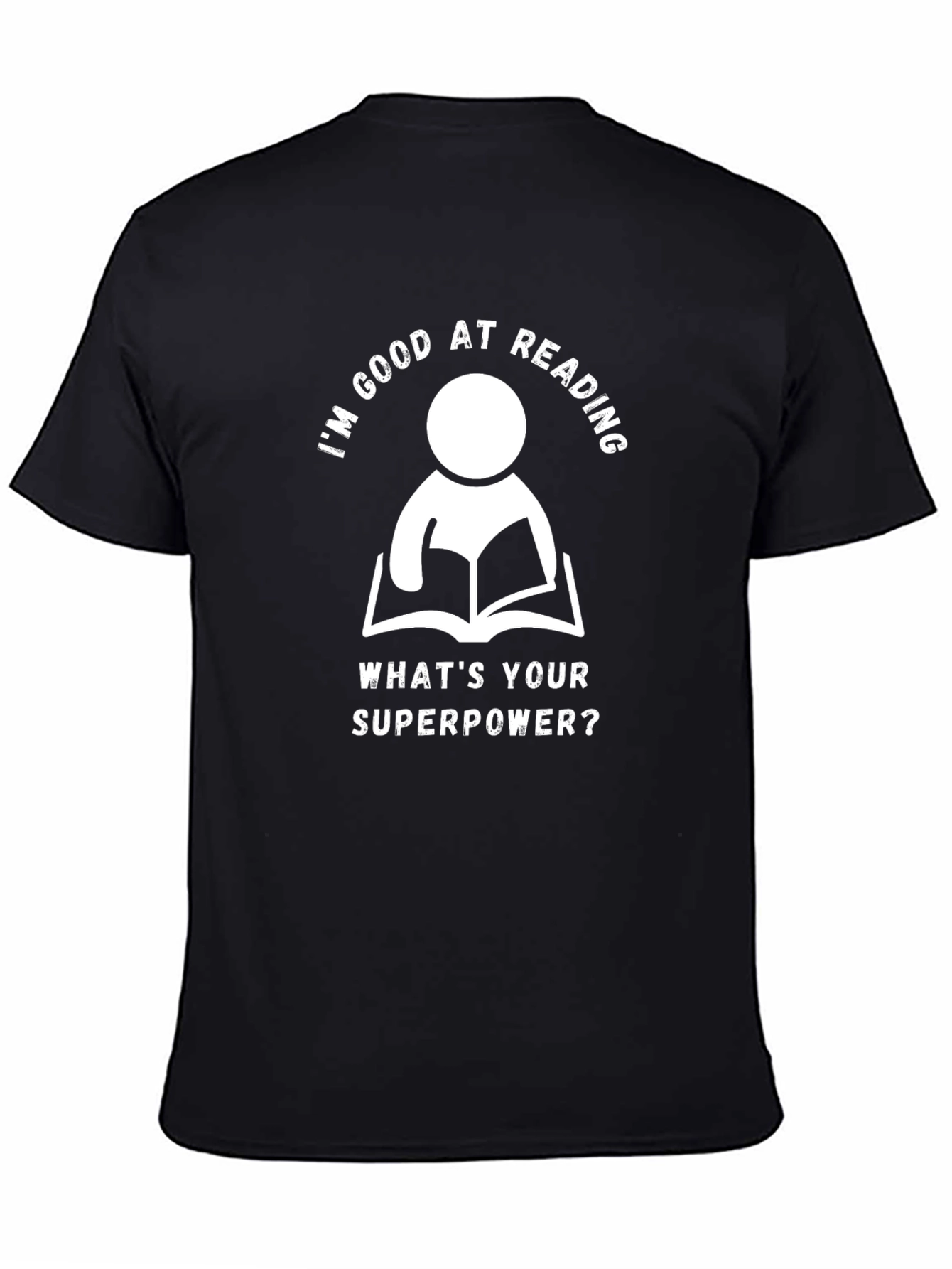 Reading Superpower Black T-Shirt