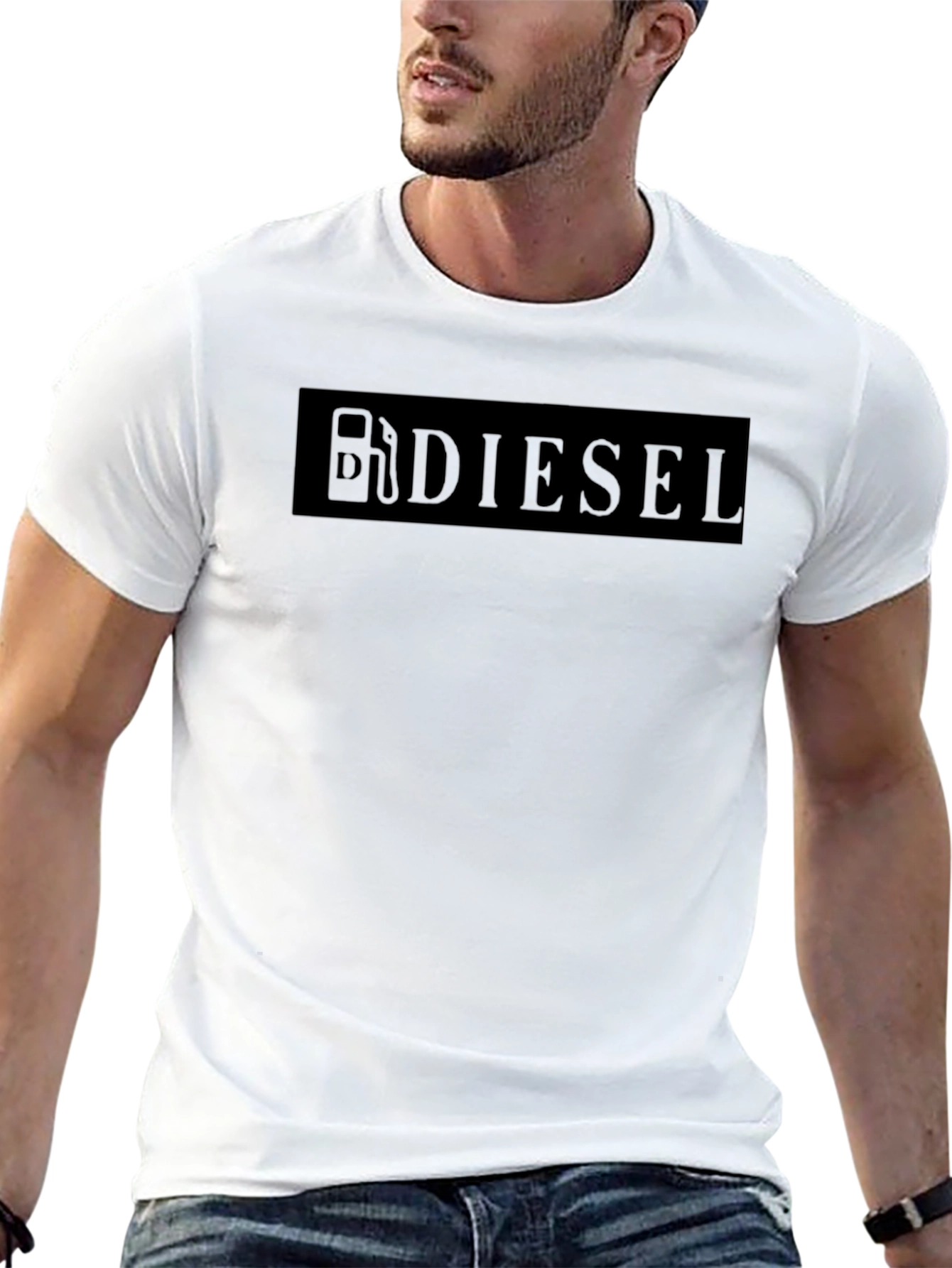 Diesel Black Graphic Tee