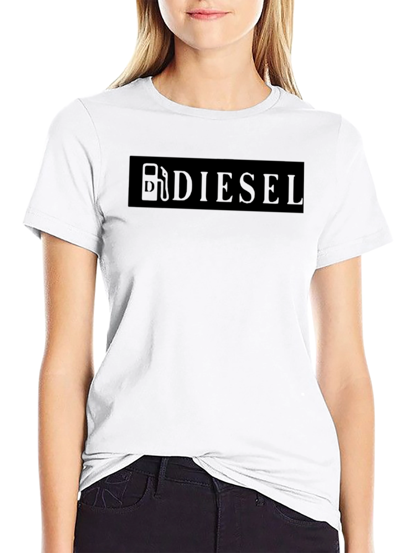 Diesel Black Graphic Tee