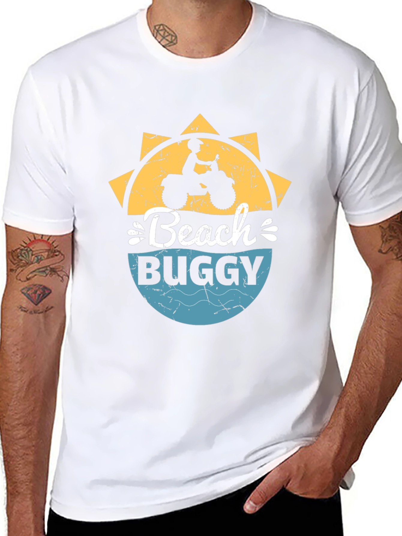 Beach Buggy T-Shirt - Black Graphic Tee