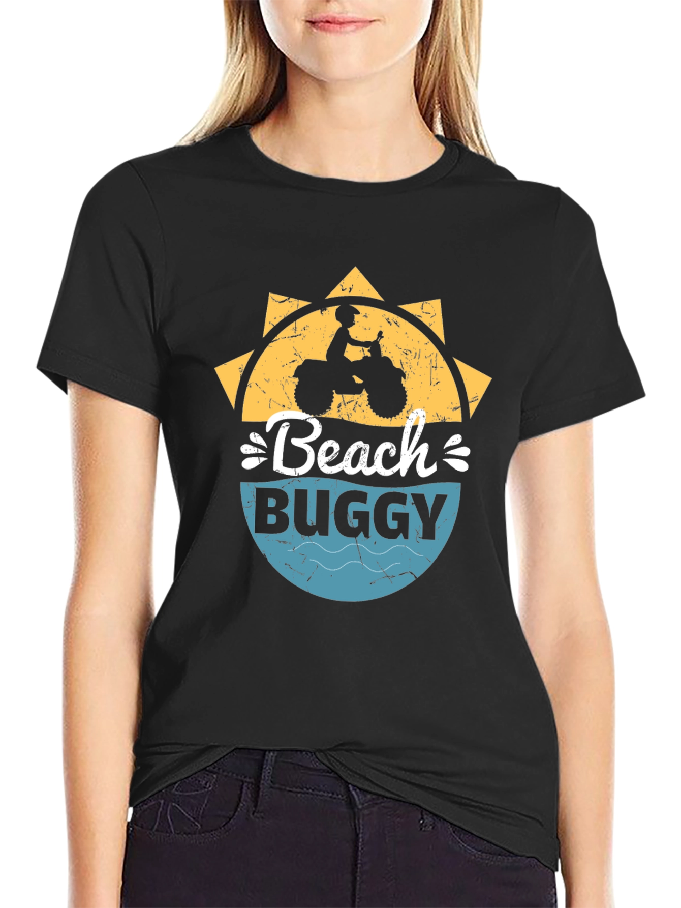 Beach Buggy T-Shirt - Black Graphic Tee