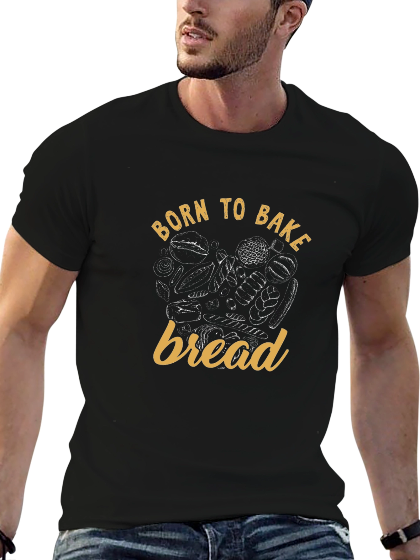 Born to Bake Bread T-Shirt - Baker Gift