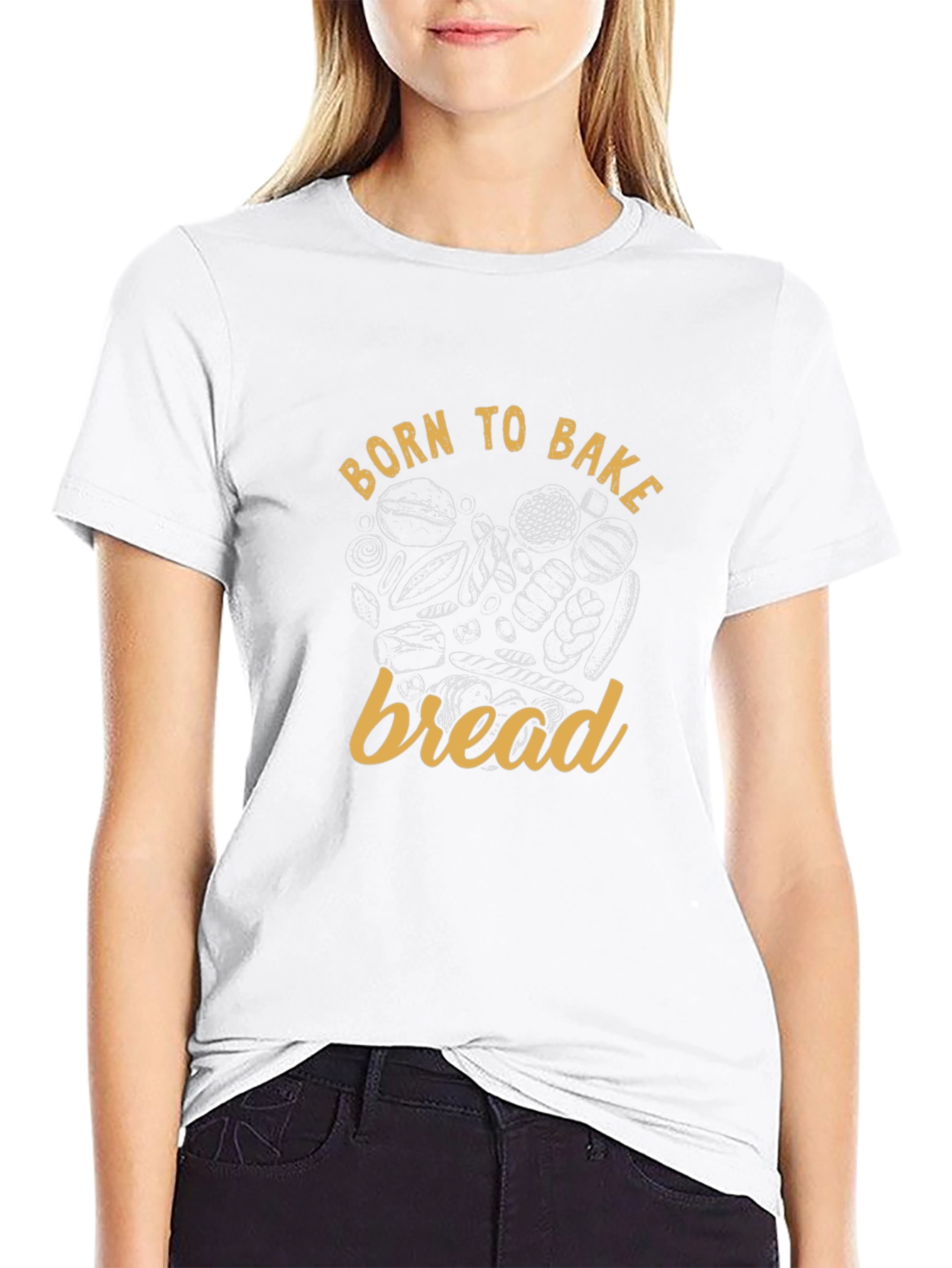 Born to Bake Bread T-Shirt - Baker Gift