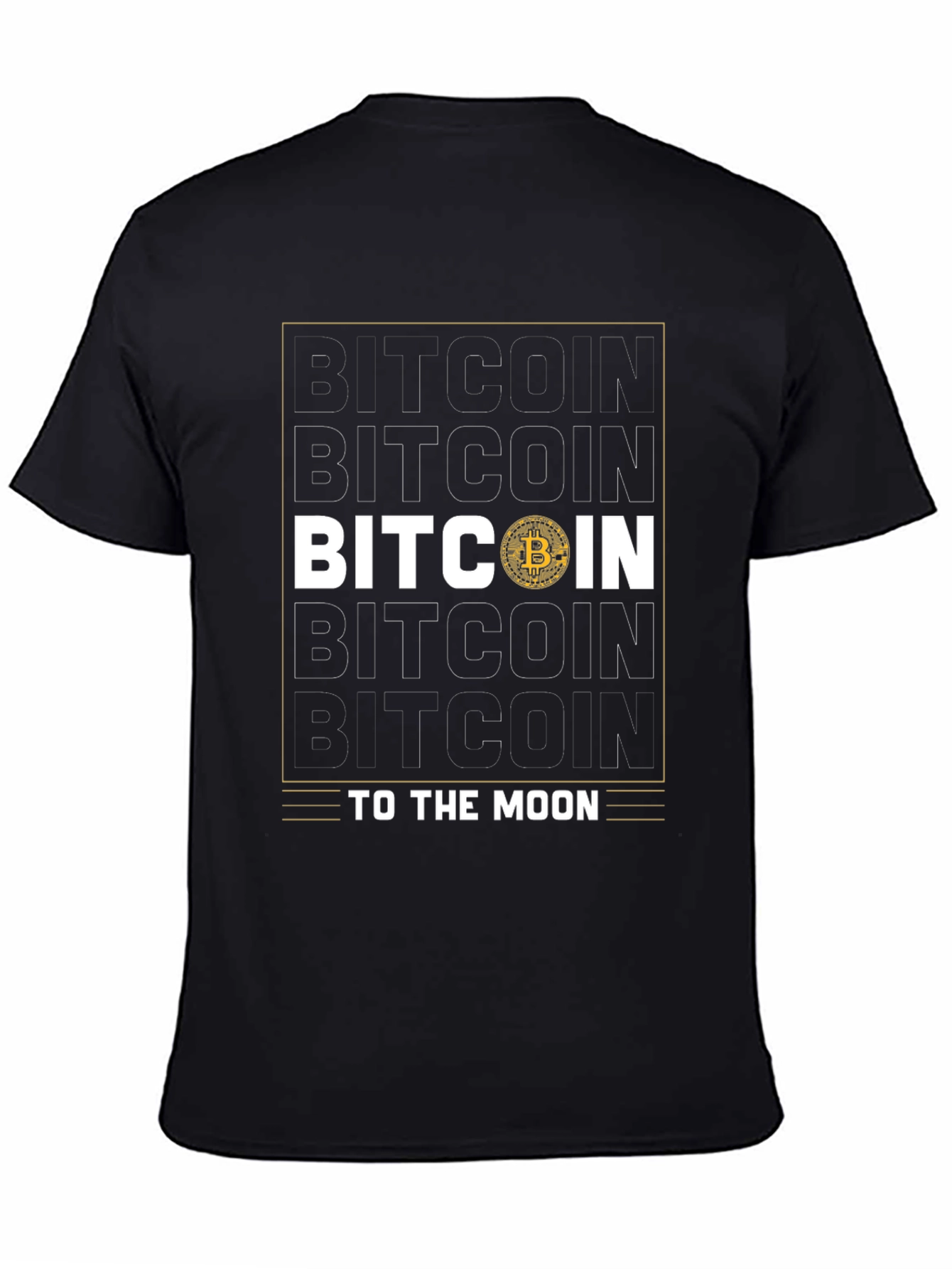Bitcoin To The Moon Graphic T-Shirt - Crypto Tee