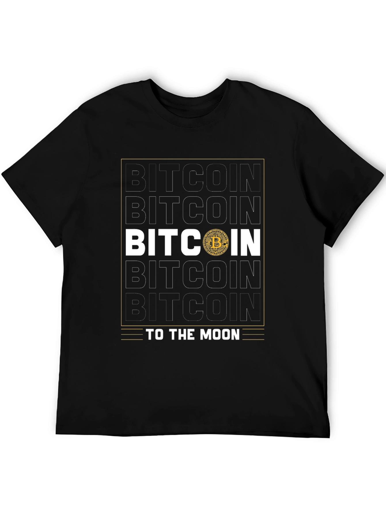 Bitcoin To The Moon Graphic T-Shirt - Crypto Tee