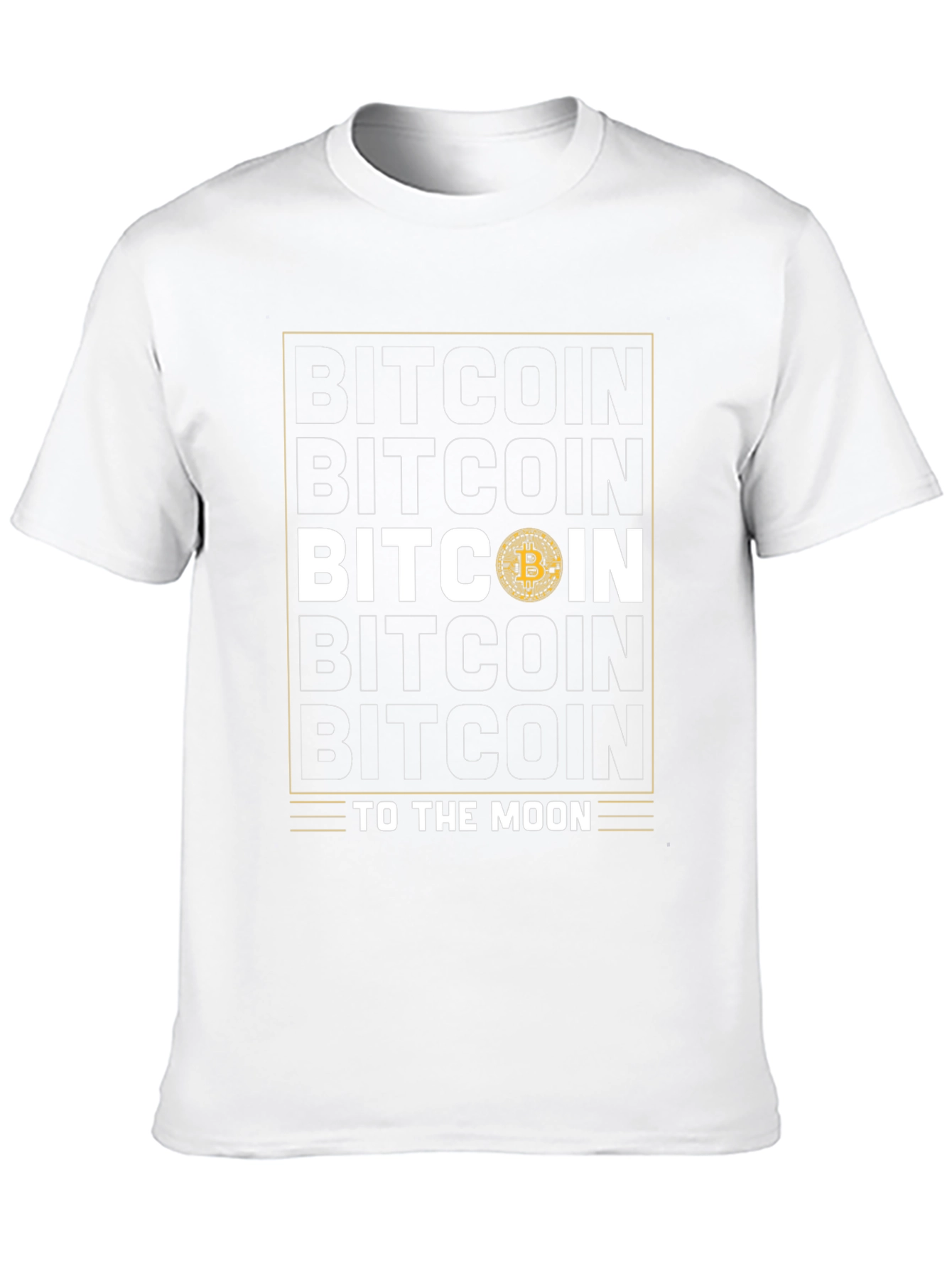 Bitcoin To The Moon Graphic T-Shirt - Crypto Tee