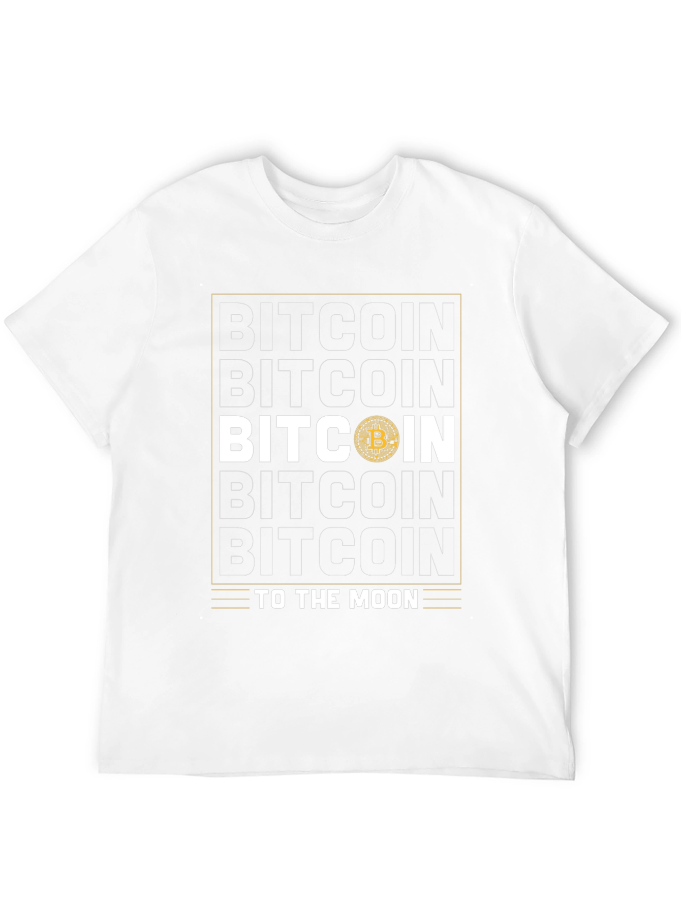 Bitcoin To The Moon Graphic T-Shirt - Crypto Tee