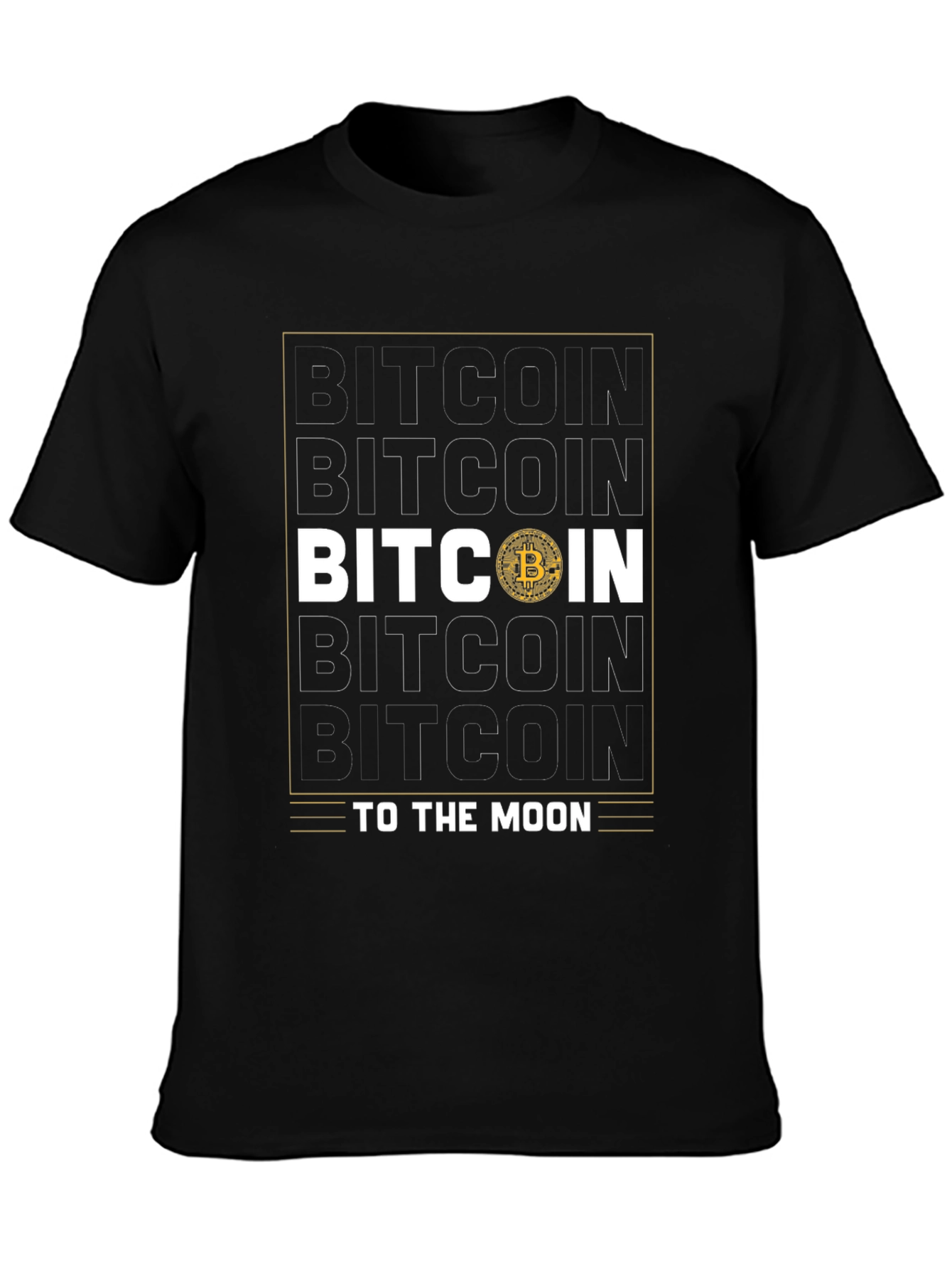Bitcoin To The Moon Graphic T-Shirt - Crypto Tee