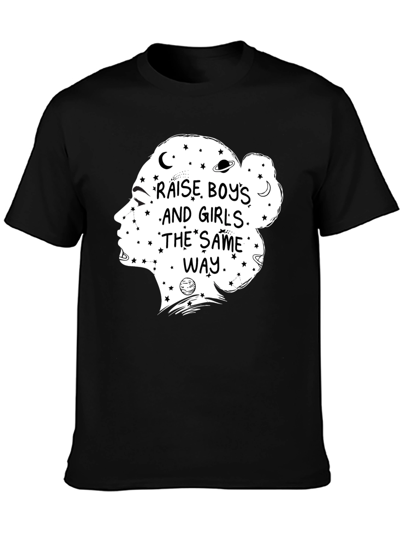 Raise Boys and Girls the Same Way Graphic Tee