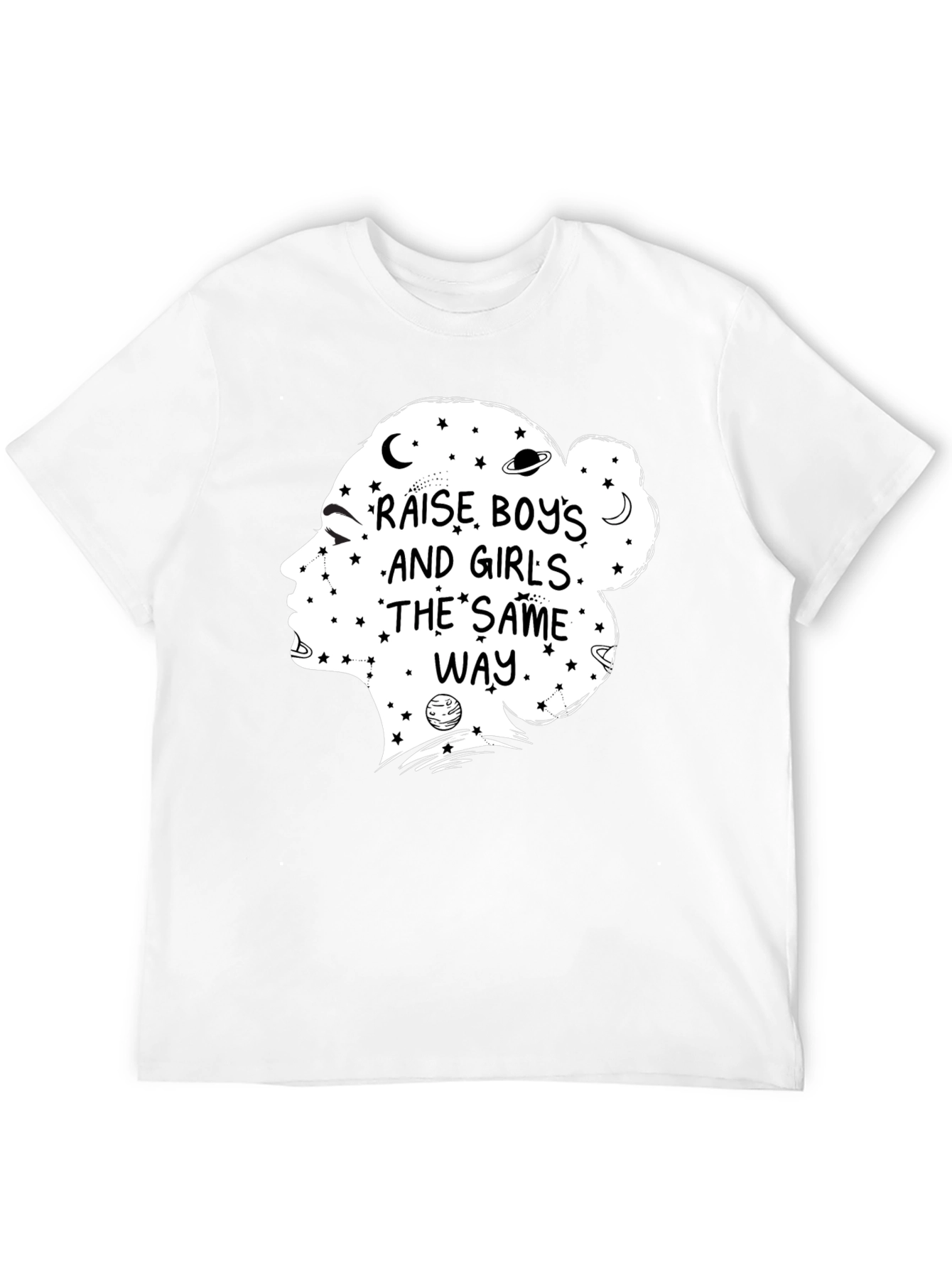 Raise Boys and Girls the Same Way Graphic Tee