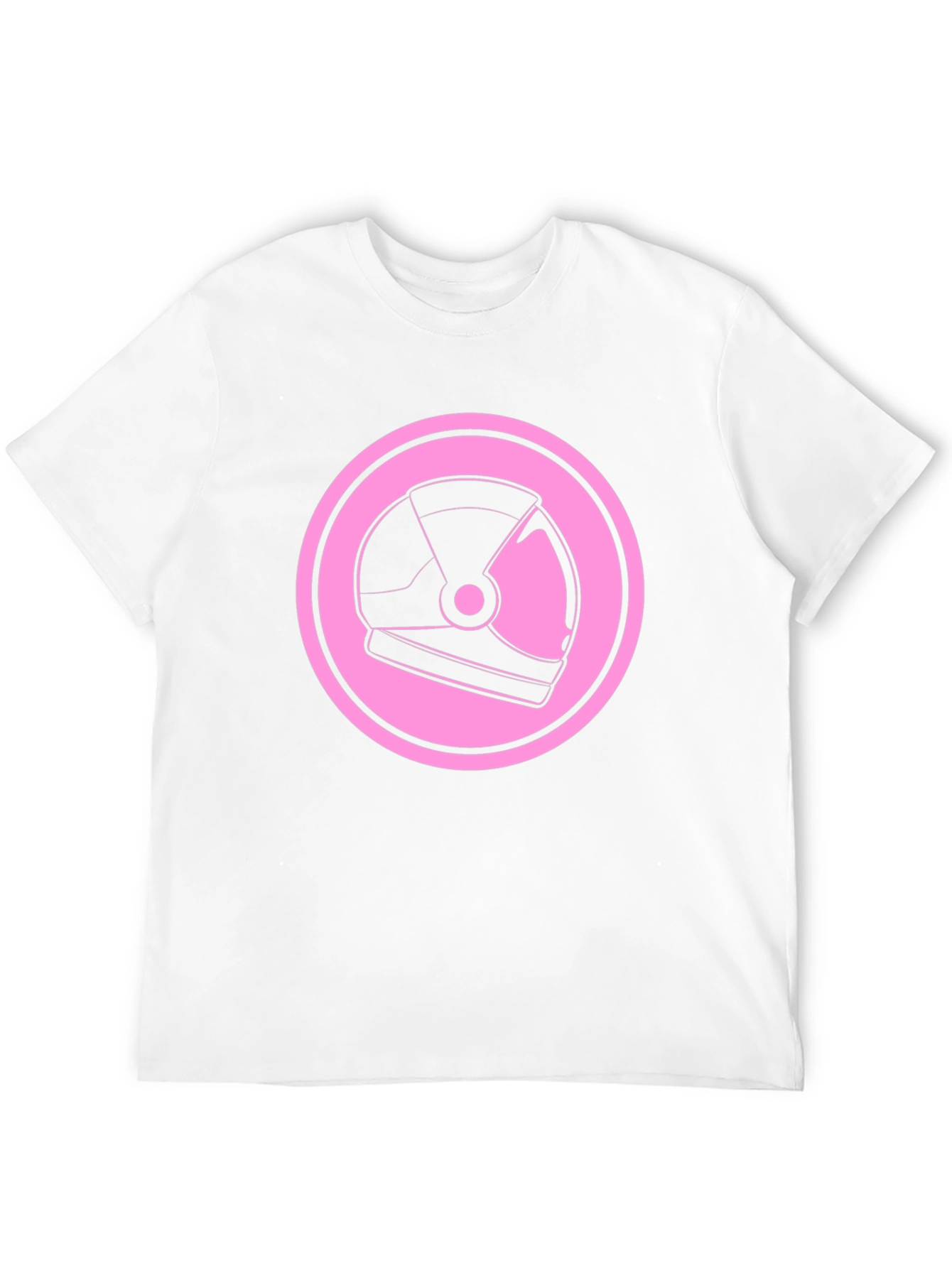 Astronaut Helmet Graphic Tee - Black