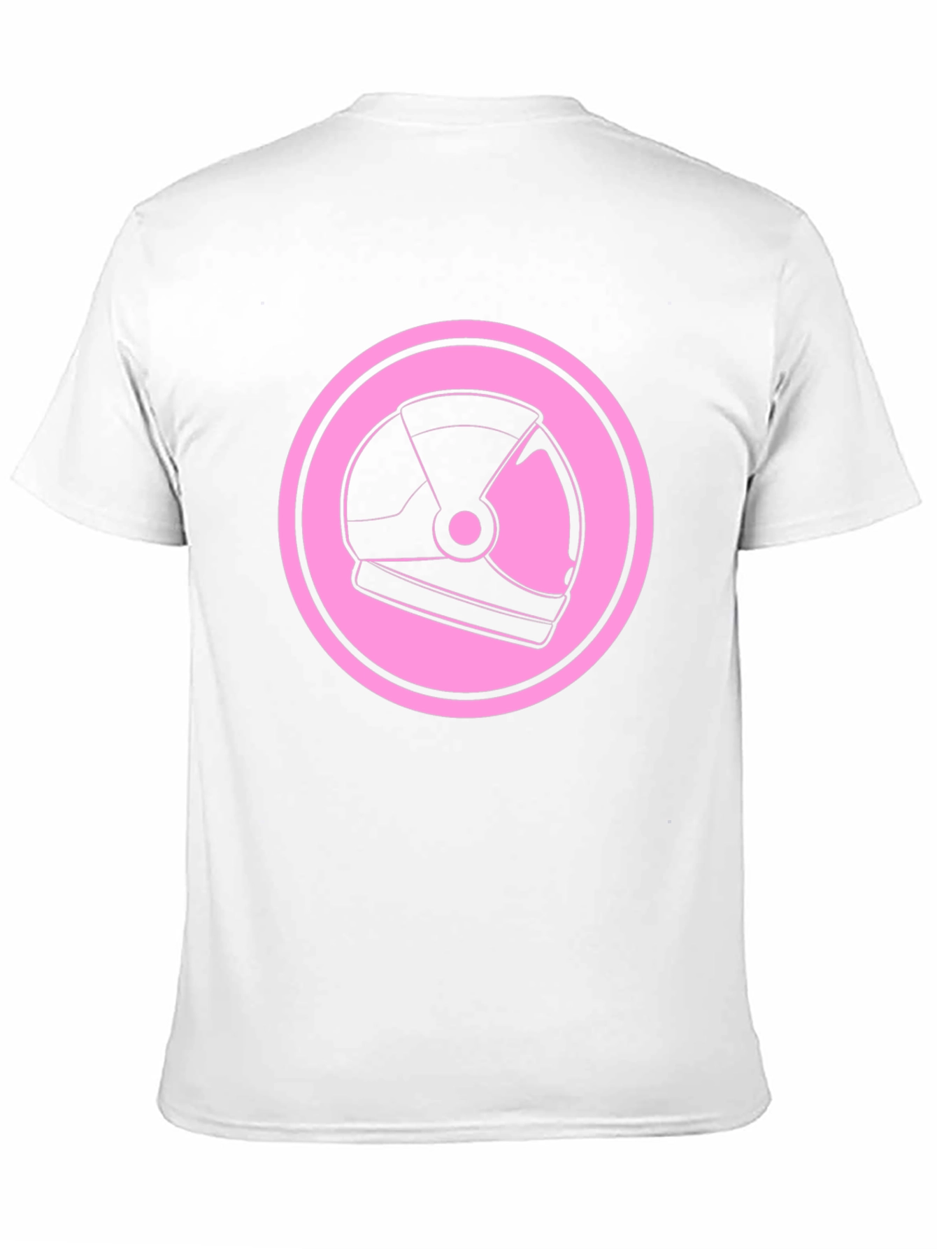 Astronaut Helmet Graphic Tee - Black