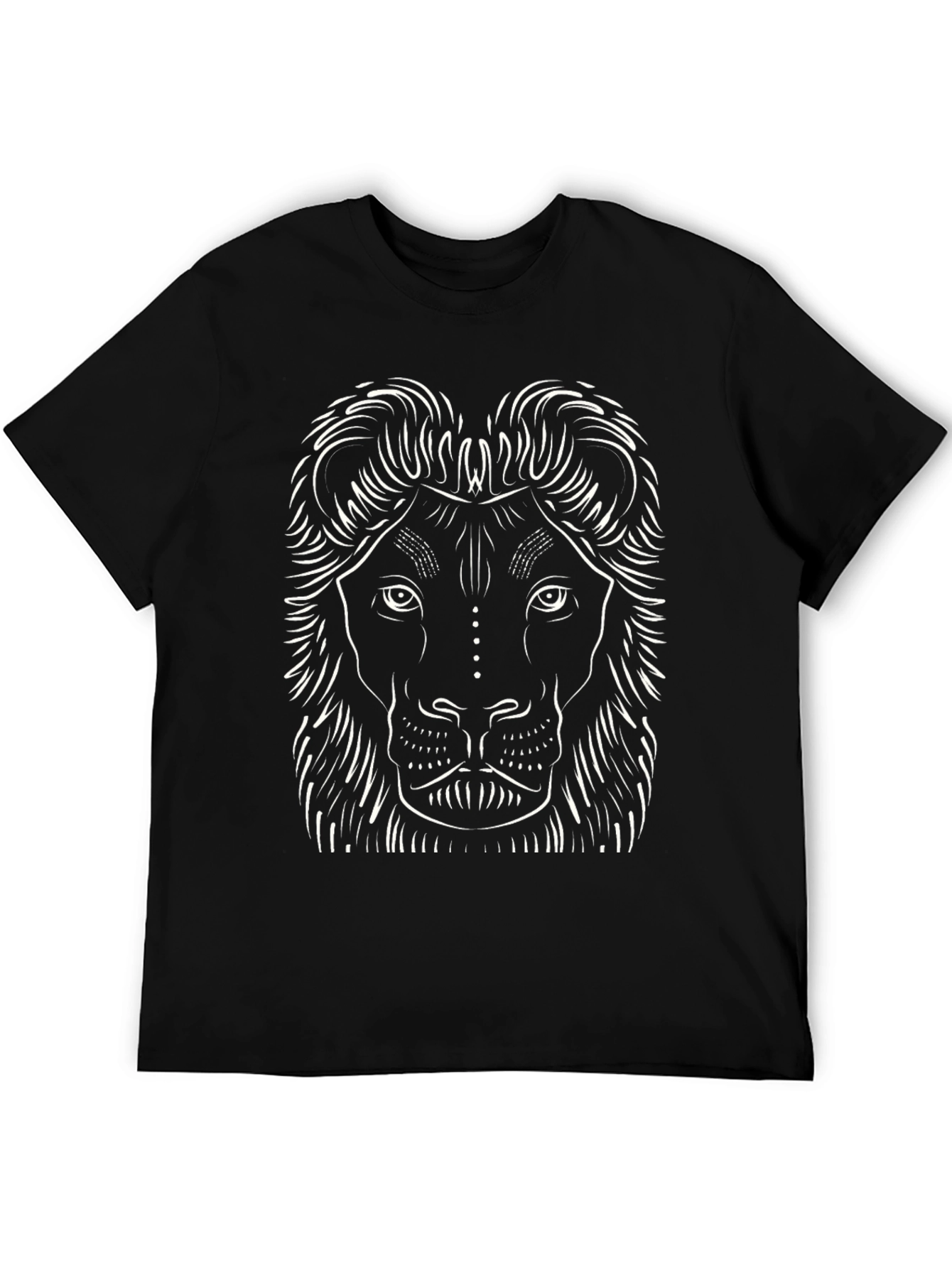 Black Lion Graphic Tee - Bold Style