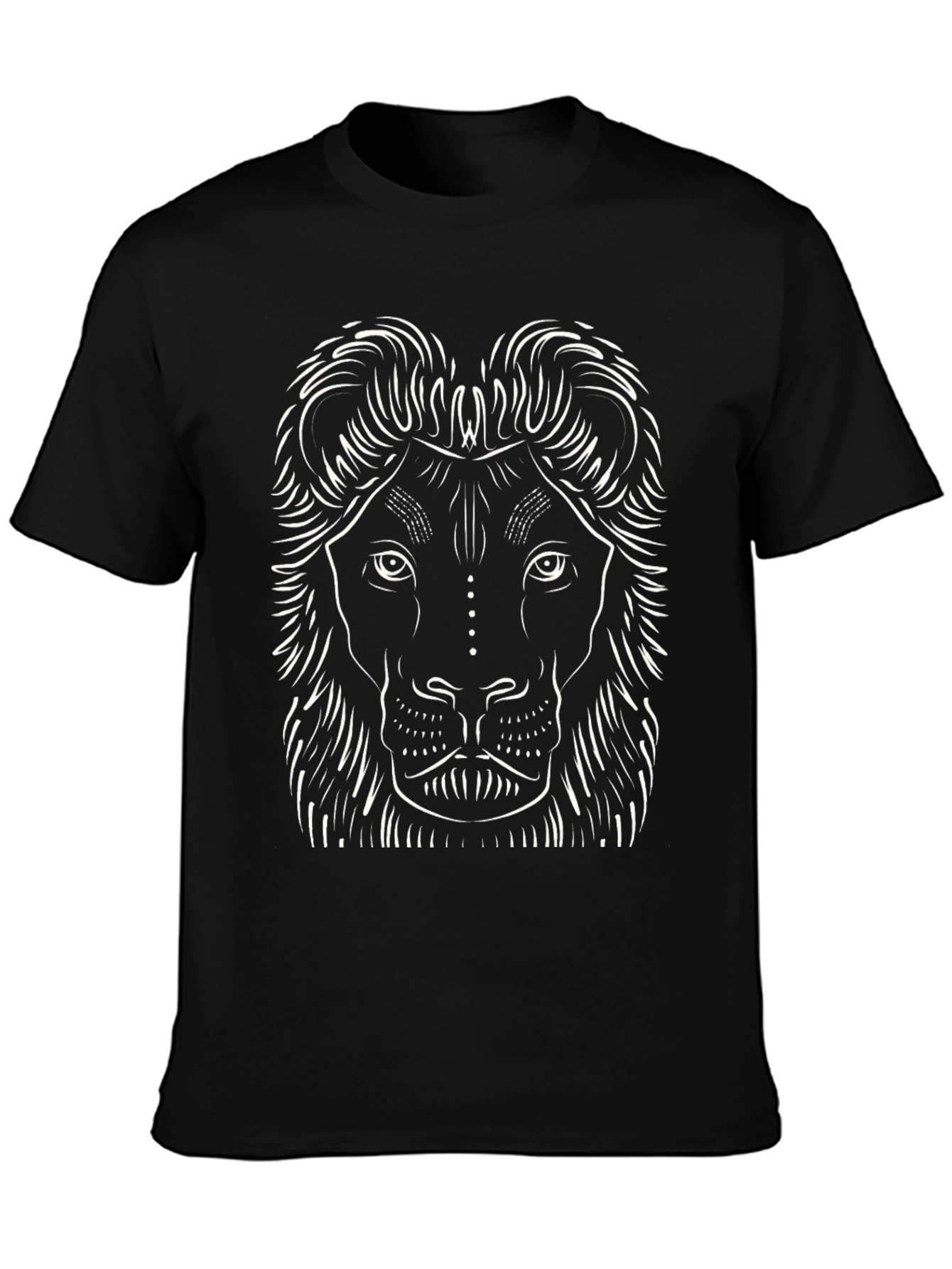 Black Lion Graphic Tee - Bold Style