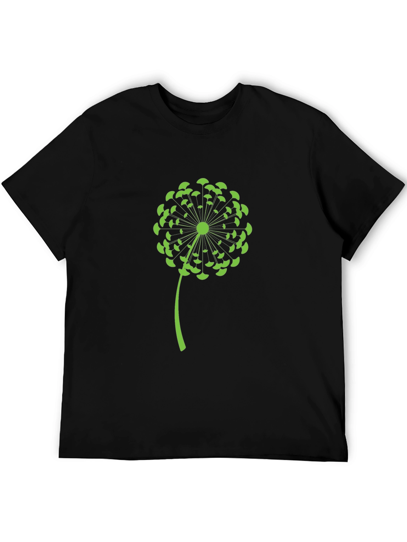 Dandelion Graphic Black T-Shirt