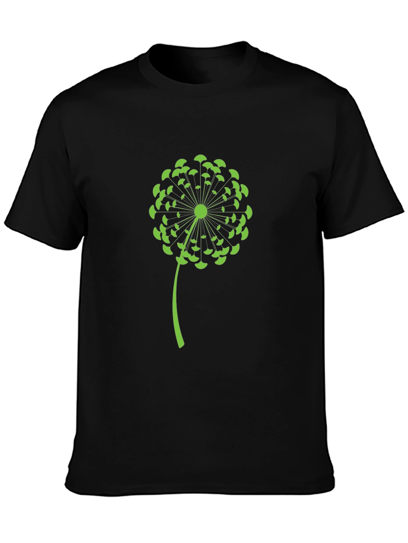 Dandelion Graphic Black T-Shirt