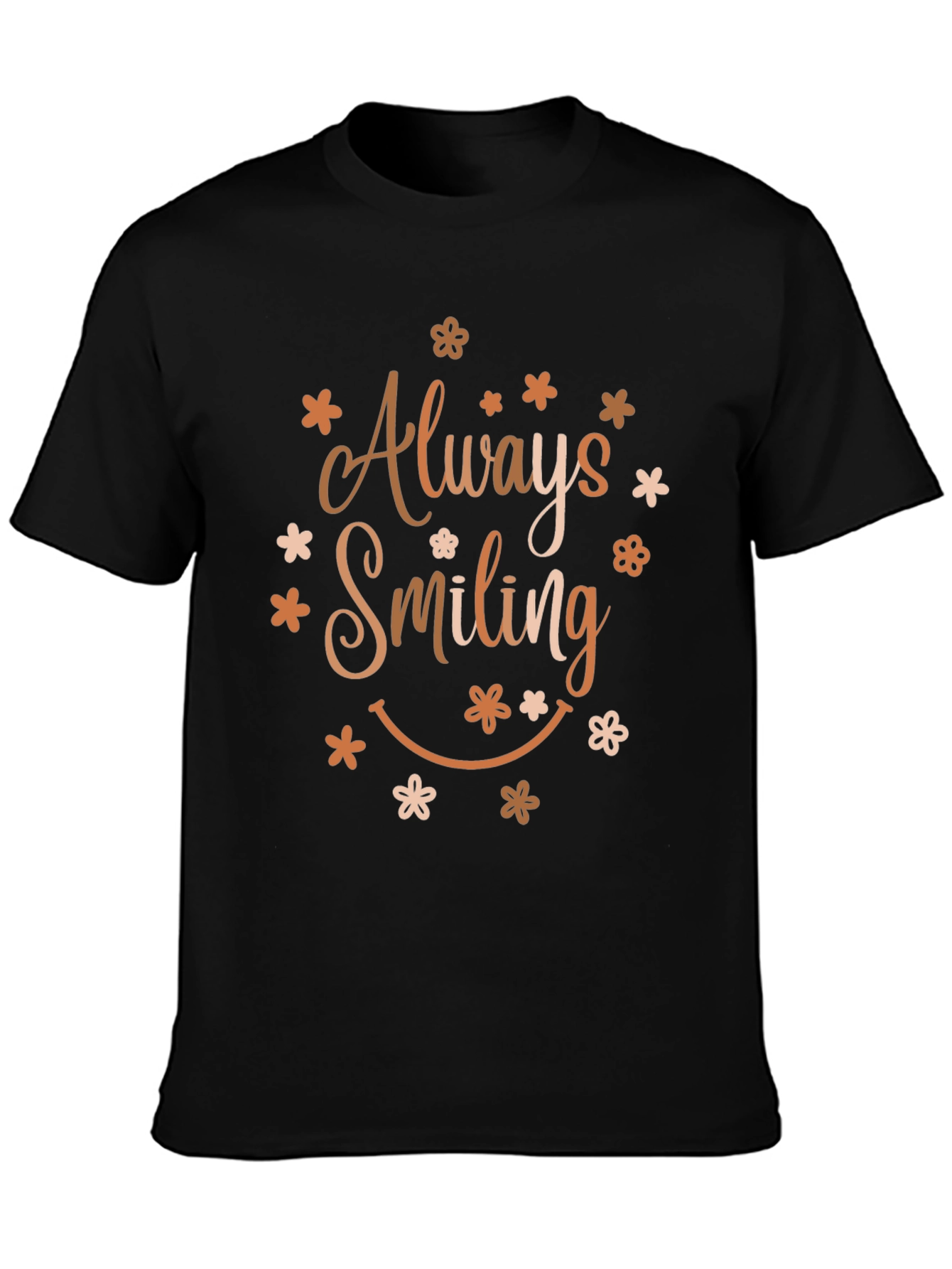 Always Smiling Graphic Print T-Shirt