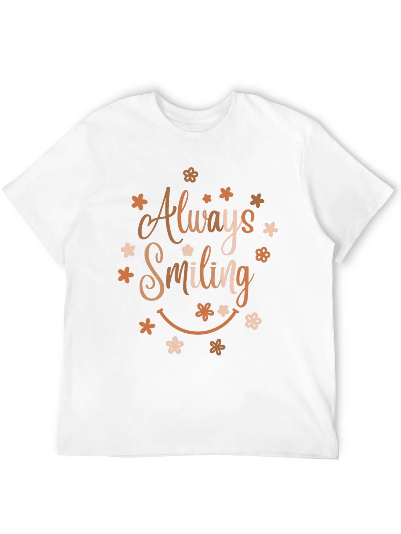 Always Smiling Graphic Print T-Shirt