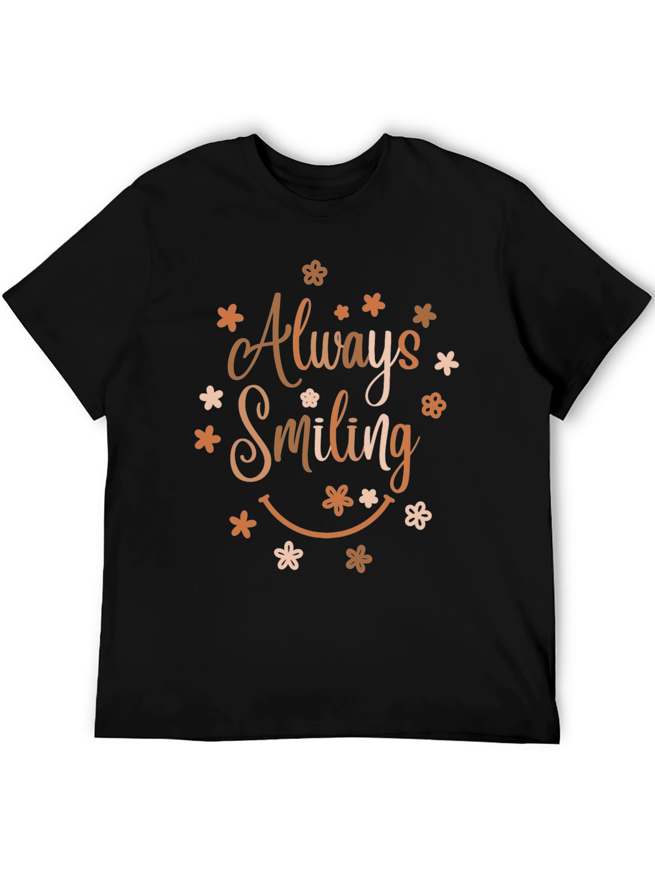 Always Smiling Graphic Print T-Shirt