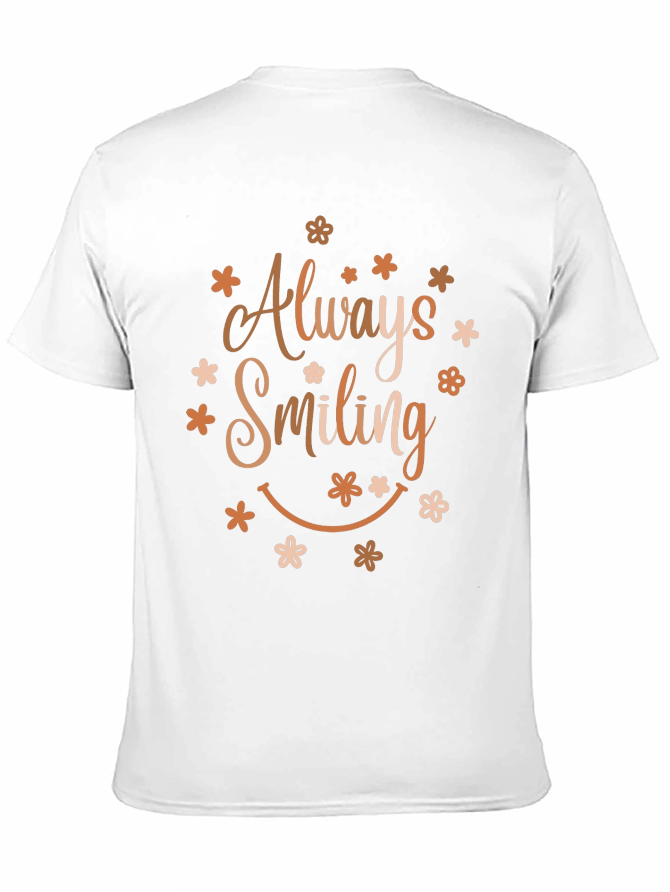 Always Smiling Graphic Print T-Shirt