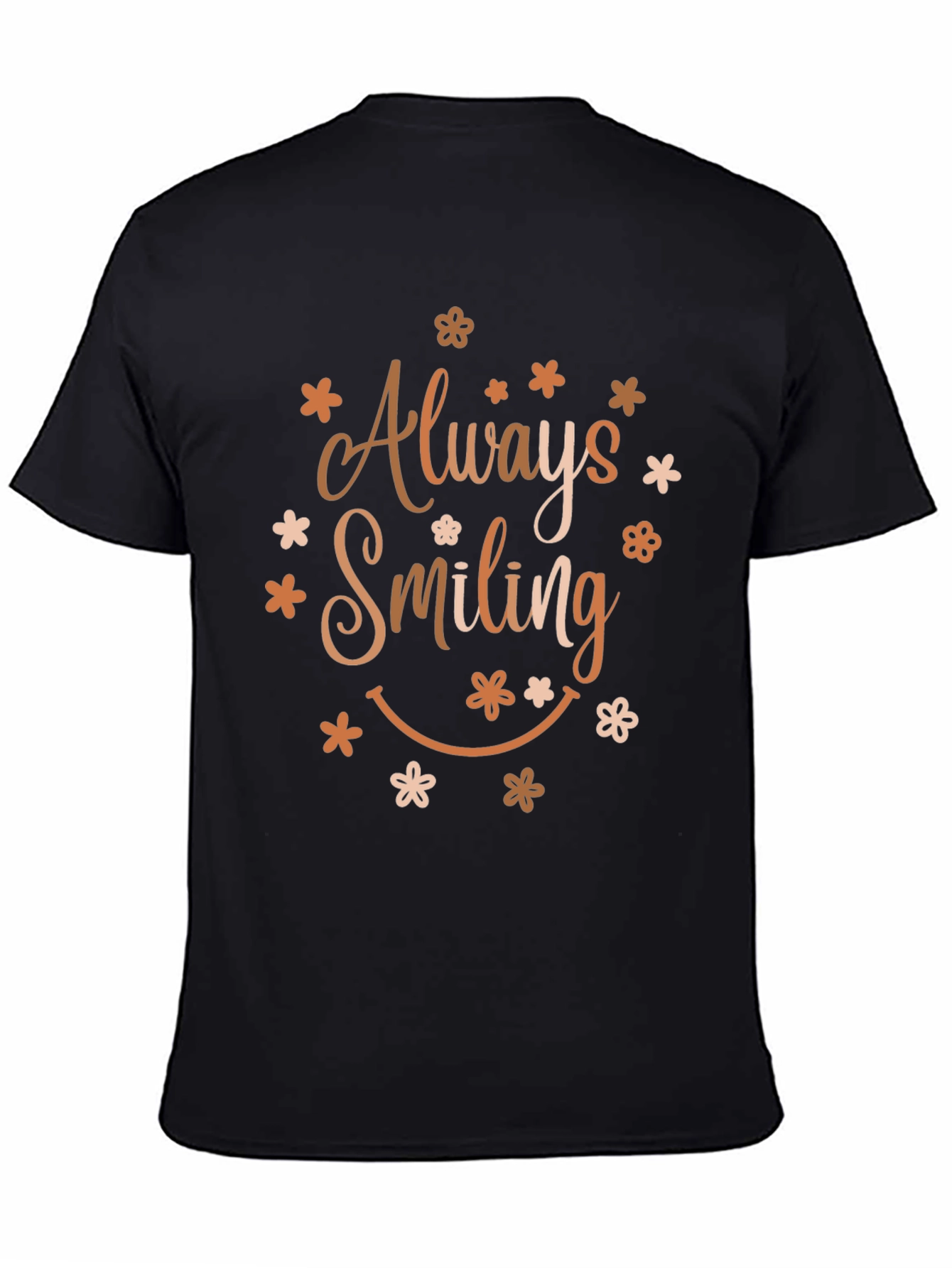 Always Smiling Graphic Print T-Shirt