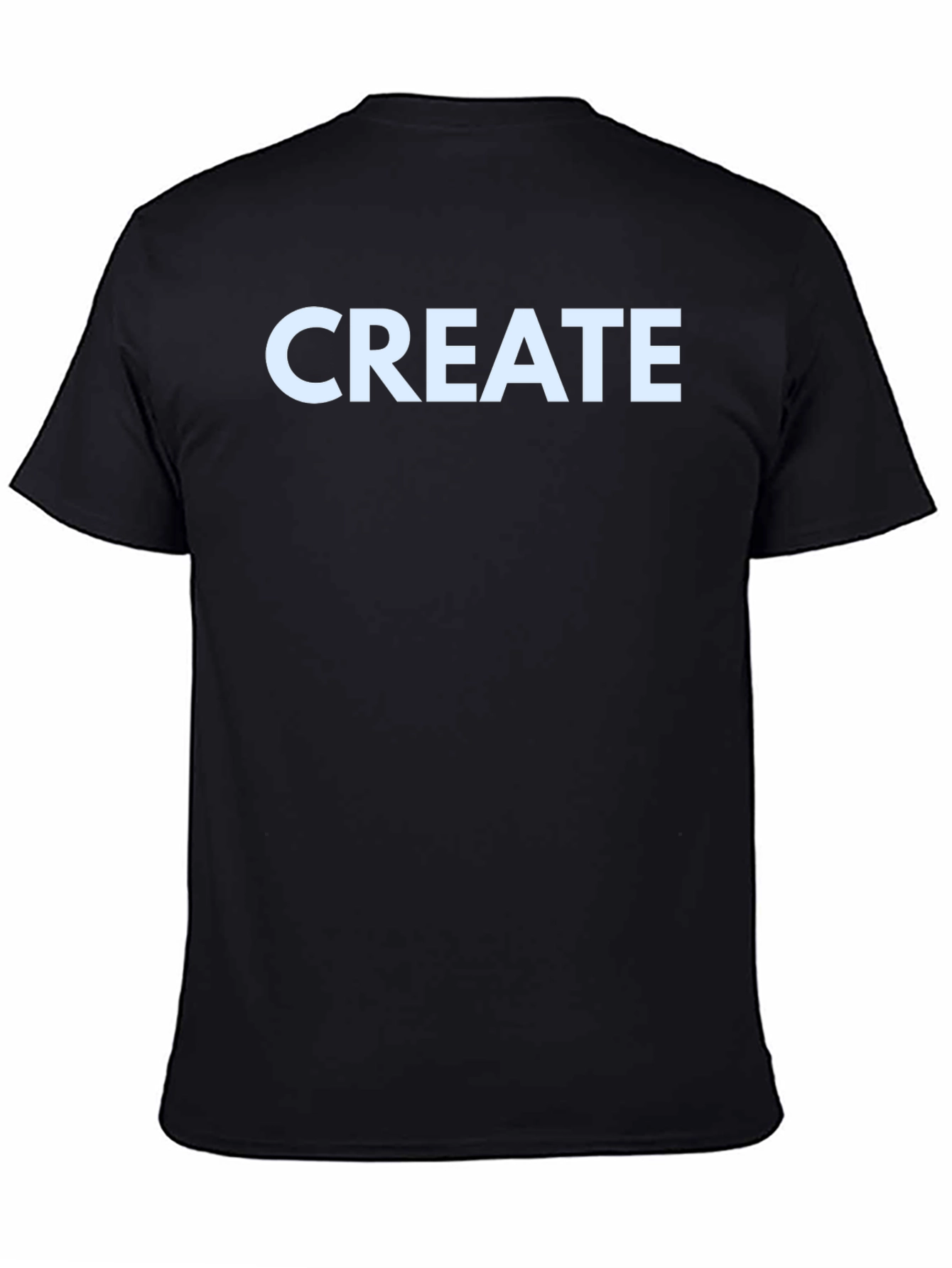 CREATE Graphic T-Shirt - Black Casual Tee