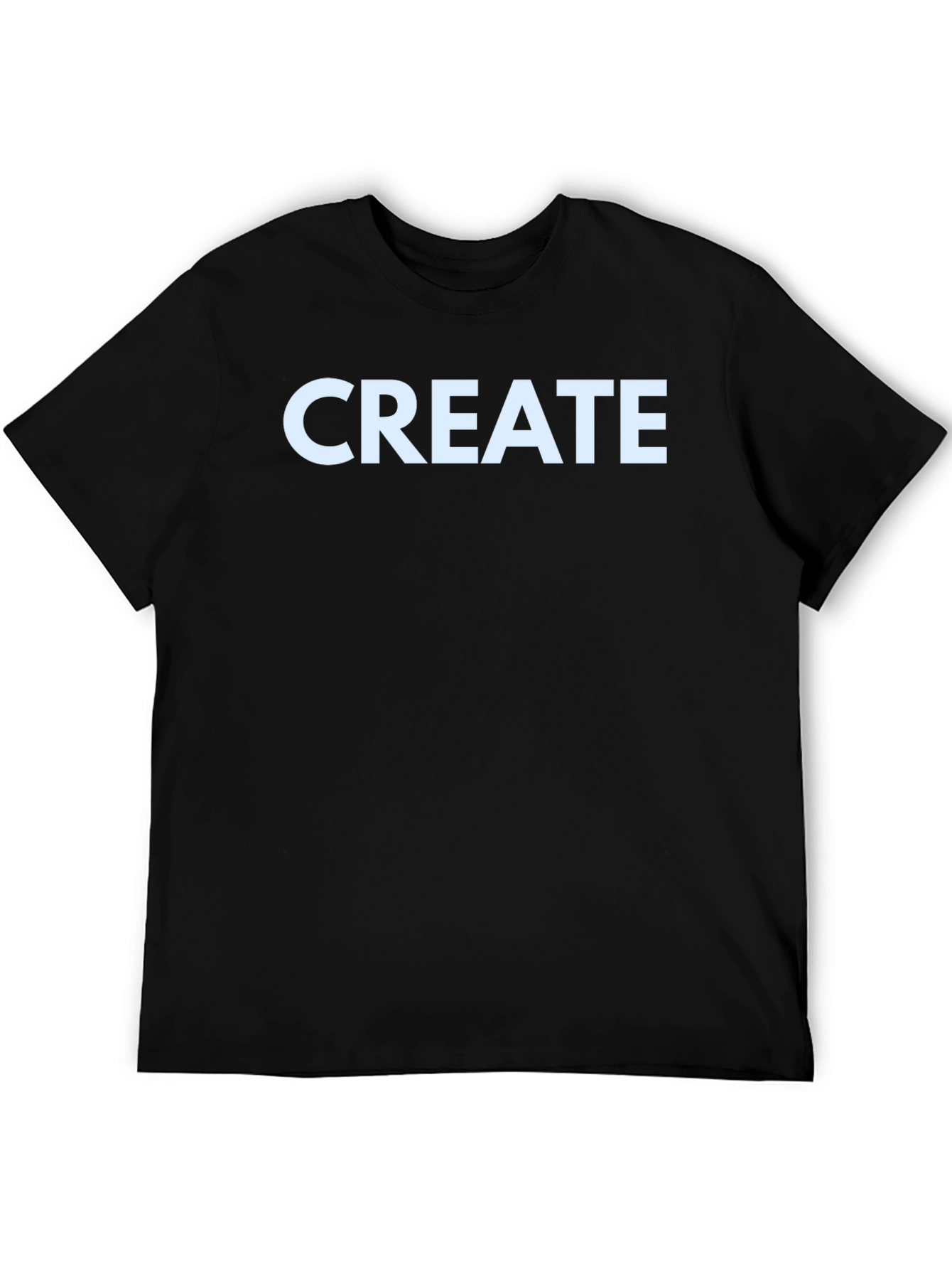 CREATE Graphic T-Shirt - Black Casual Tee